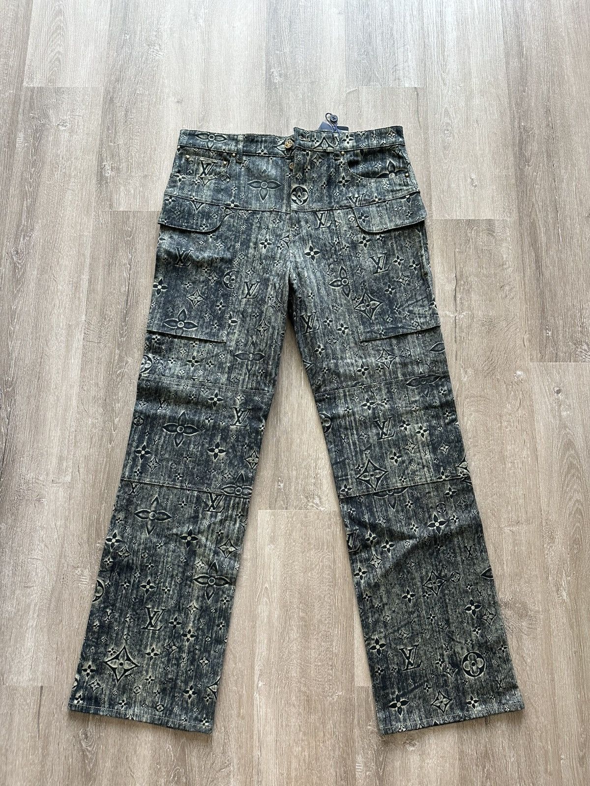 Louis Vuitton LOUIS VUITTON Denim Monogram Pant Size US 34 / EU 50 - 1 Thumbnail