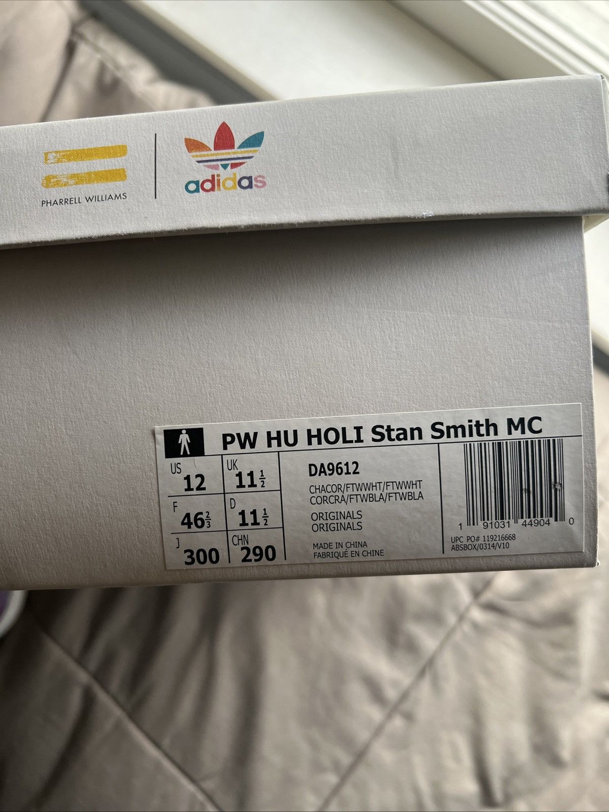 Adidas × Pharrell Pharrell Williams HU Holi Stan Smith MC Chalk Coral Size US 12 / EU 45 - 6 Thumbnail