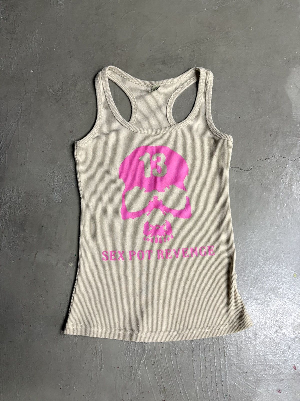Hysteric Glamour Rare Sex Pot Revenge Devil Cry Rip Tank Top Skulls Size US XS / EU 42 / 0 - 1 Thumbnail