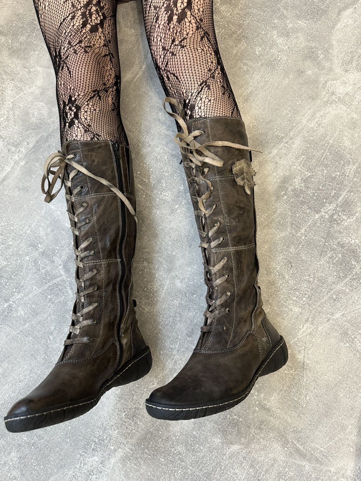 Vintage Vintage Design high boxer boots moto biker shoes core Size US 8 / IT 38 - 4 Thumbnail