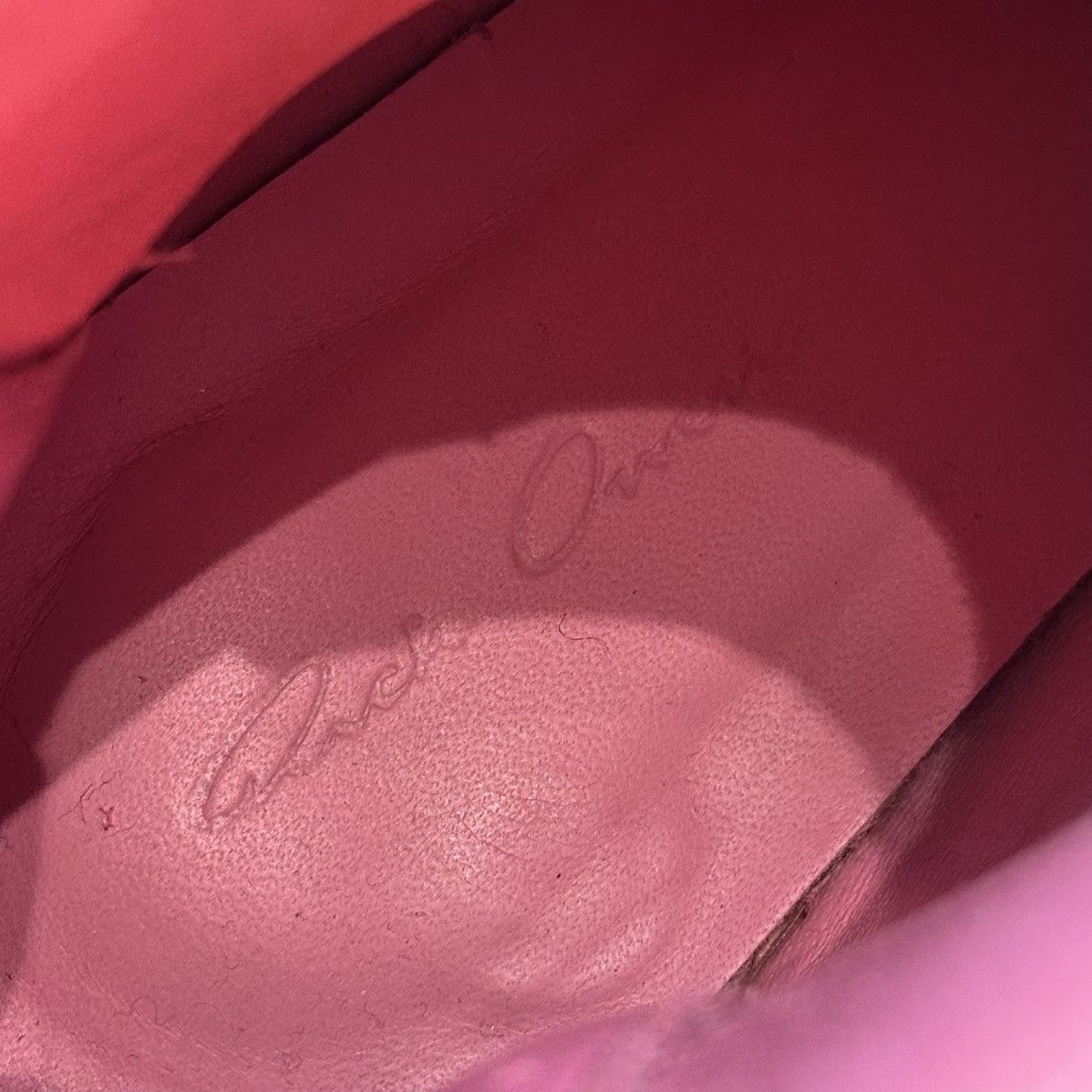 Rick Owens RICK OWENS ROSE PINK LEATHER PLATFORM KISS BOOTS SIZE 37 Size US 7 / IT 37 - 7 Thumbnail