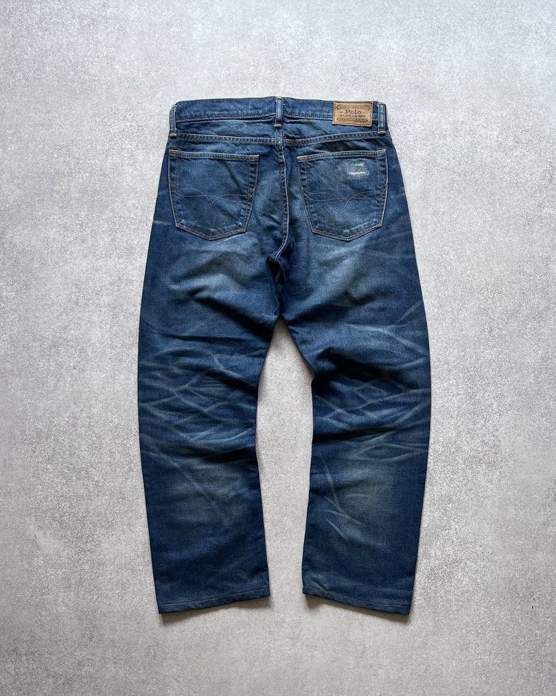Polo Ralph Lauren Vintage Polo Ralph Lauren Baggy Patchwork Denim Jeans 32 Size US 32 / EU 48 - 2 Thumbnail
