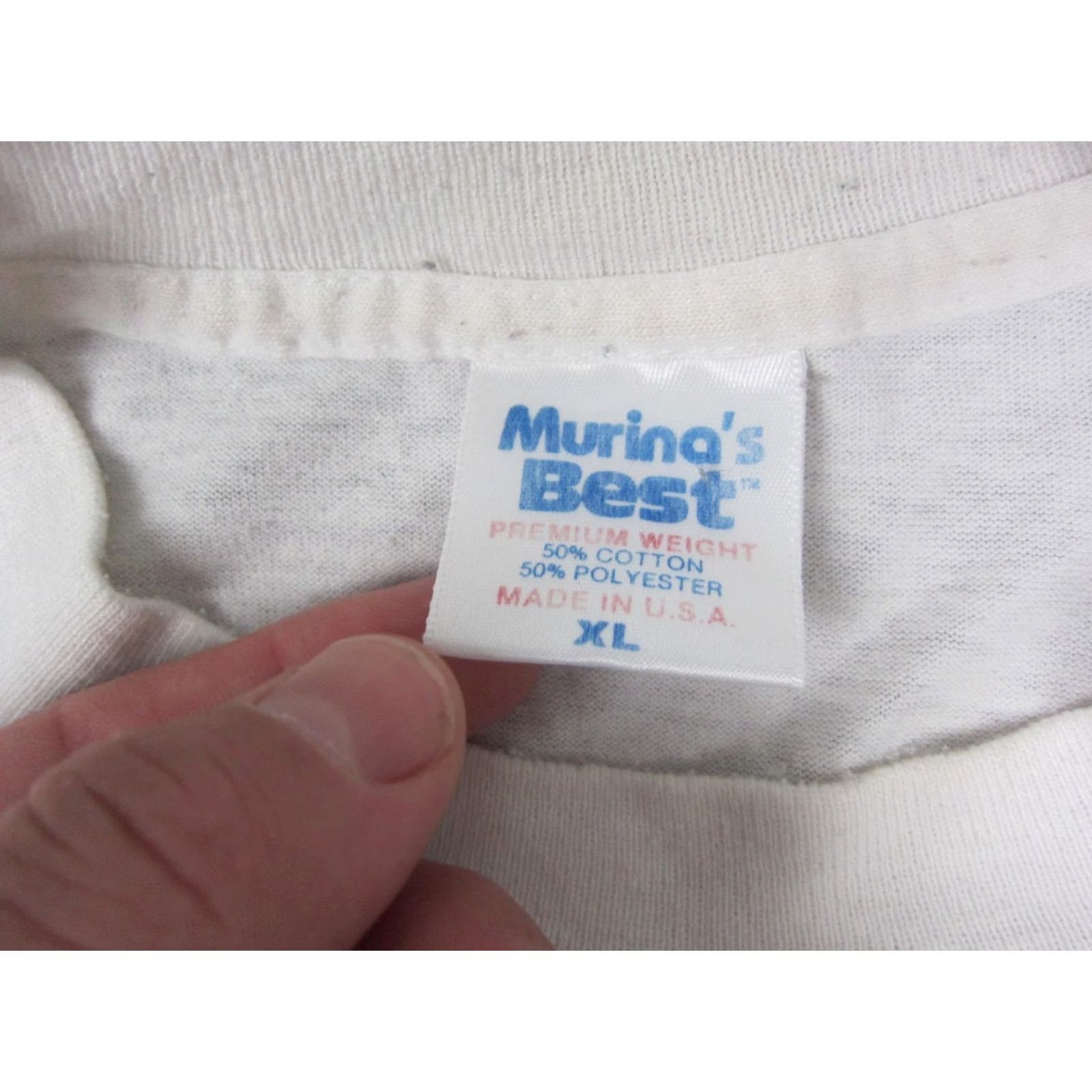 Vintage Vintage Murina's Best Quad City Times Shirt Mens XL White Bix 7 Davenport Marathon Size US XL / EU 56 / 4 - 3 Thumbnail