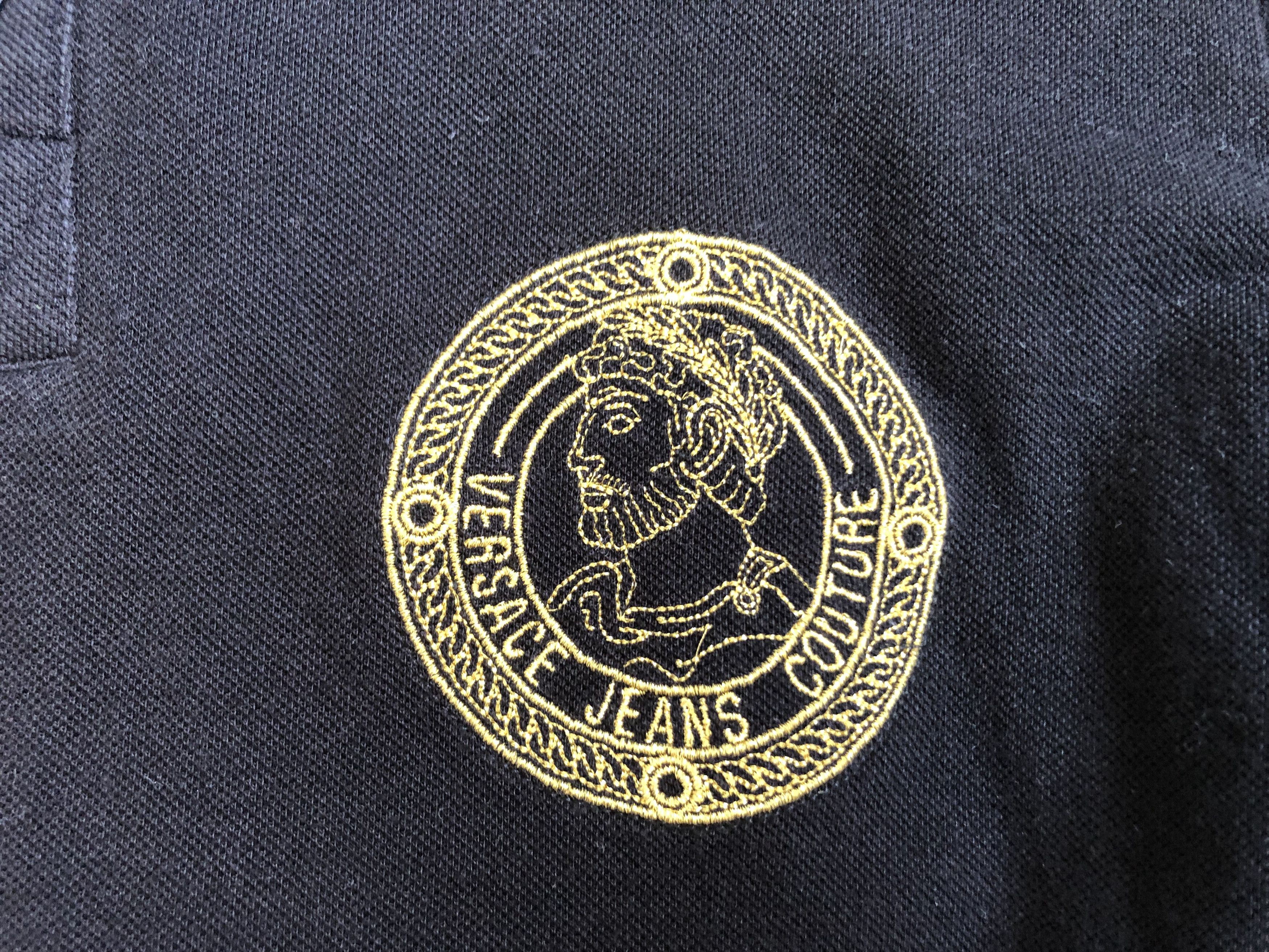 Versace Jeans Couture Versace Jeans Couture Black Polo T-Shirt Cotton Size US S / EU 44-46 / 1 - 11 Thumbnail