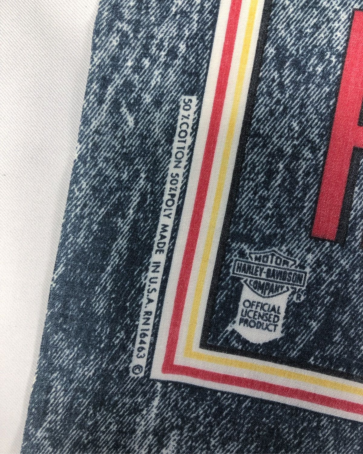 Harley Davidson Rare Vintage Harley Davidson Bandana Made in USA Size ONE SIZE - 3 Thumbnail
