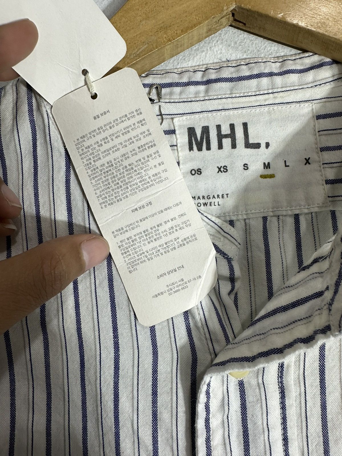 Margaret Howell MARGARET HOWELL MHL Shirt Button Up Striped BNWT Size US L / EU 52-54 / 3 - 11 Thumbnail
