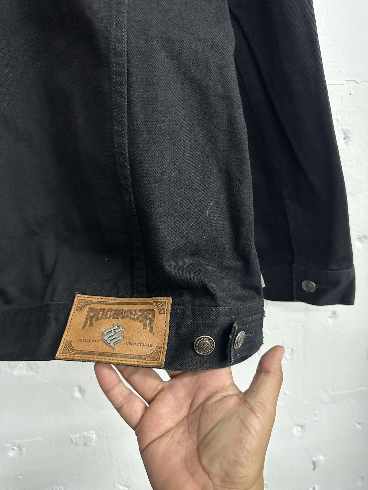 Rocawear Y2K JAYZ ROCAWEAR TRIPLE BLACK DENIM Jacket Size US XXL / EU 58 / 5 - 13 Thumbnail