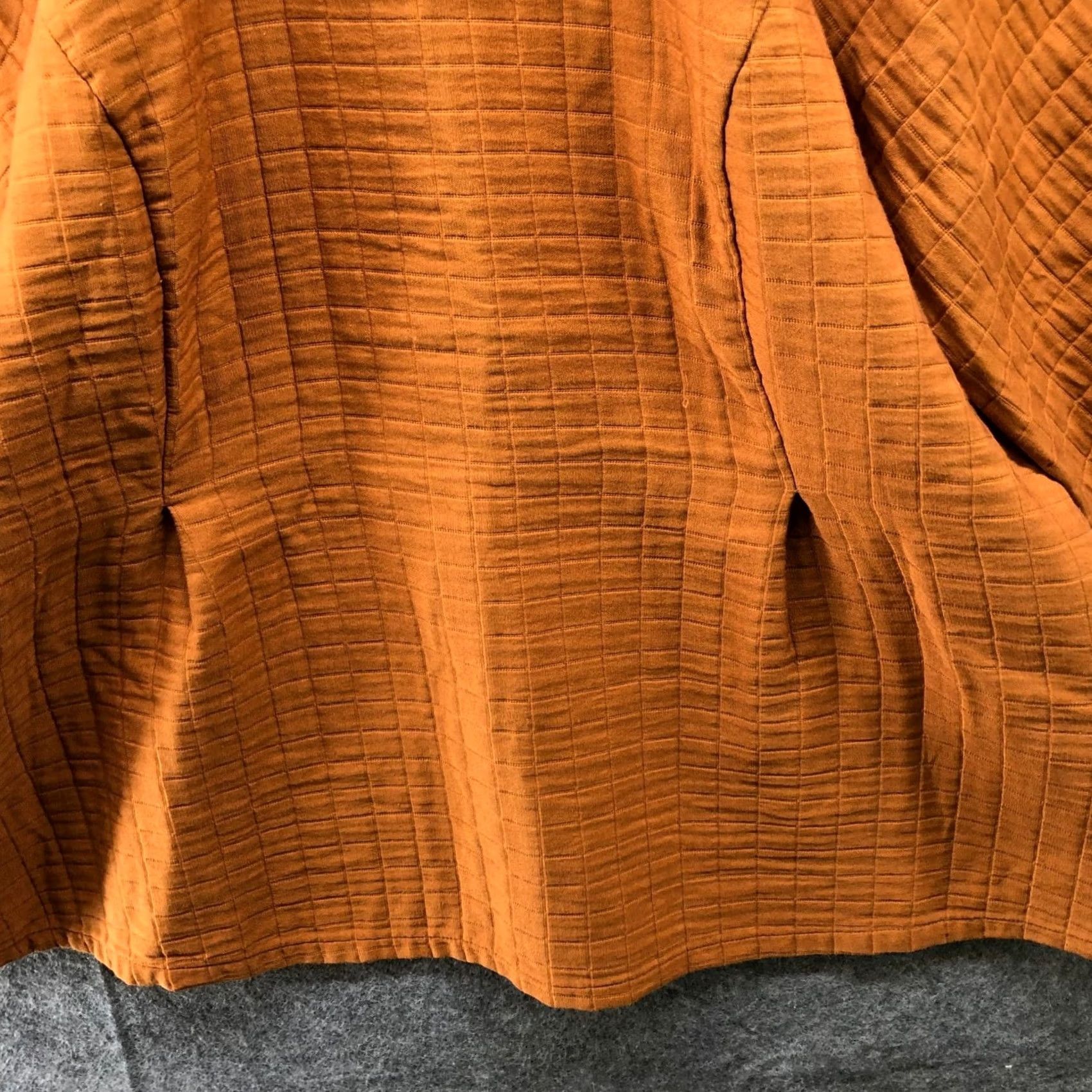 Levi's VINTAGE Levi's Cait Puff Balloon Sleeve Blouse Womens L Quilted Textured Boho Tan Size L / US 10 / IT 46 - 4 Thumbnail