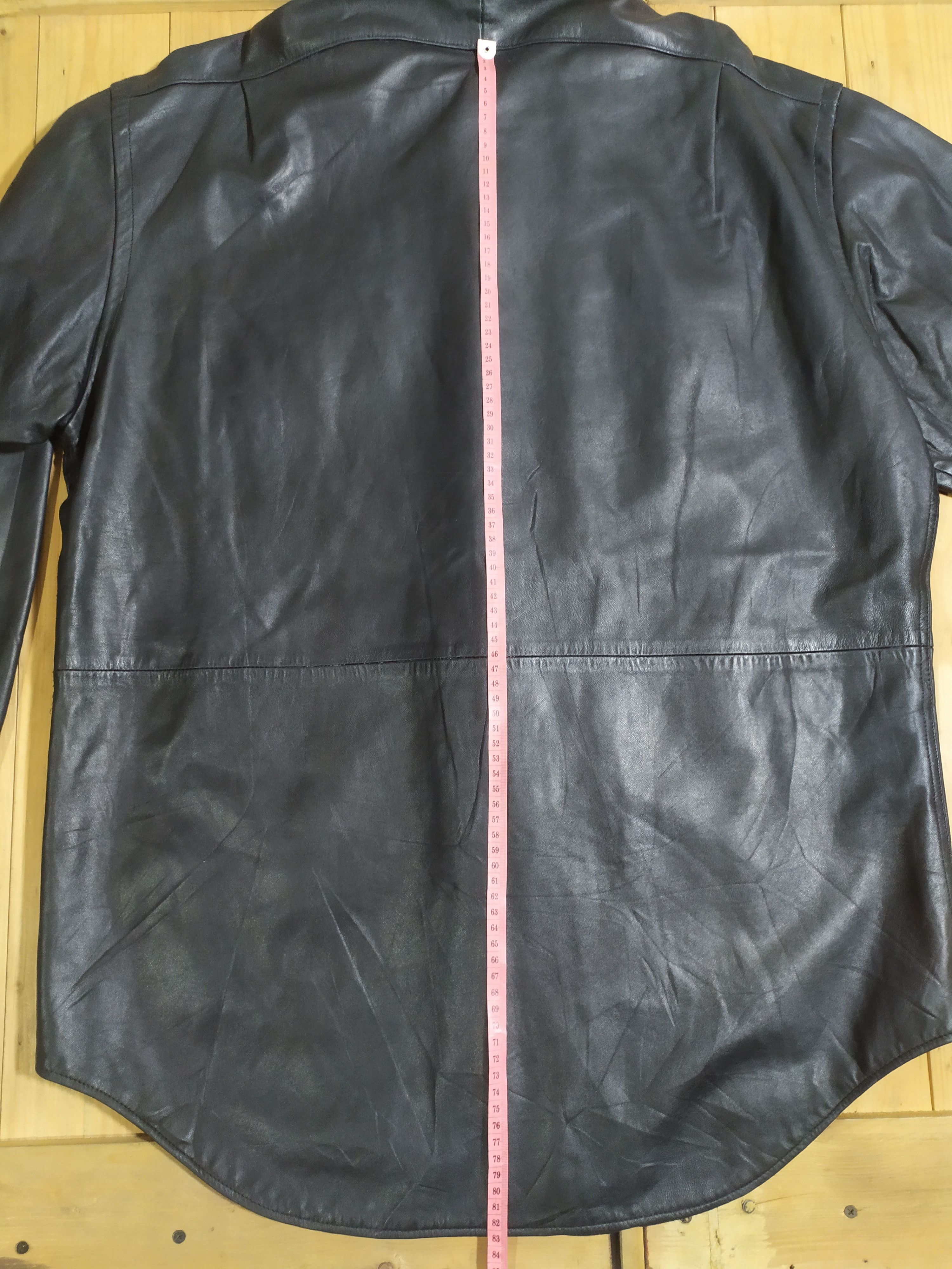 Polo Ralph Lauren × RRL Ralph Lauren POLO RALPH LAUREN LEATHER BLACK SHIRT JACKET Size US L / EU 52-54 / 3 - 8 Thumbnail
