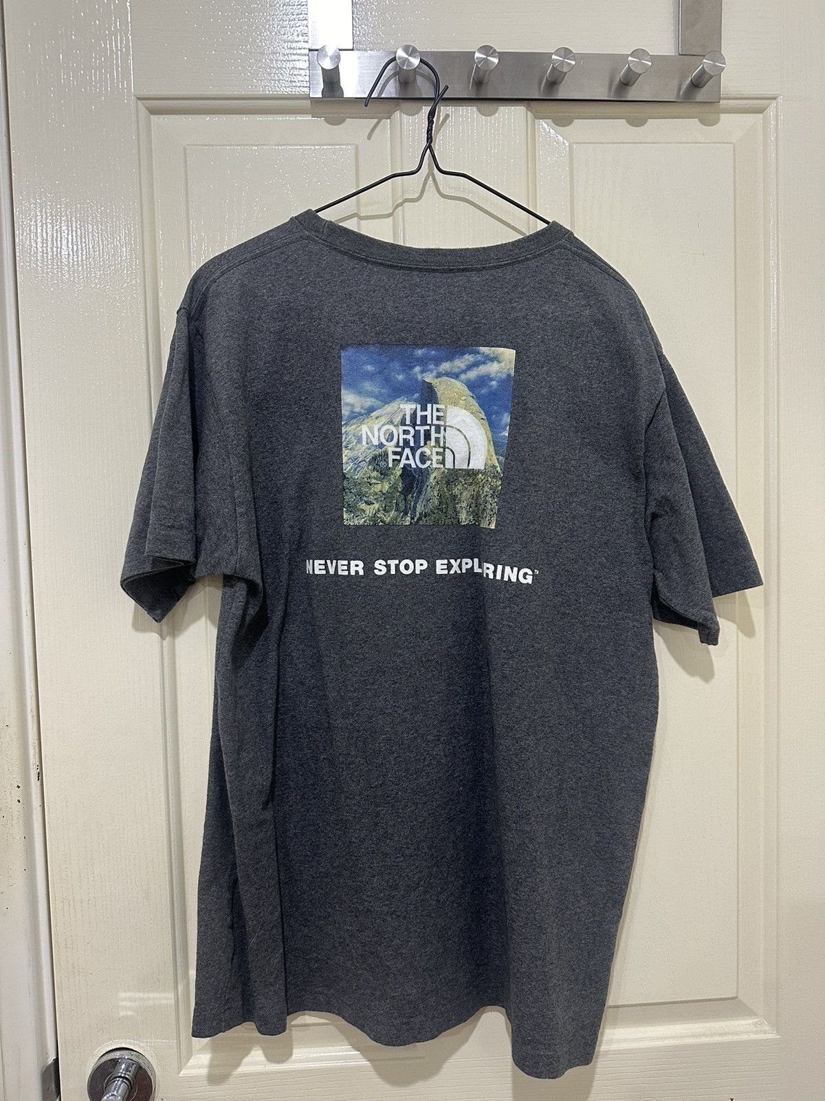 The North Face The North Face Grey Tee Size US XL / EU 56 / 4 - 1 Thumbnail