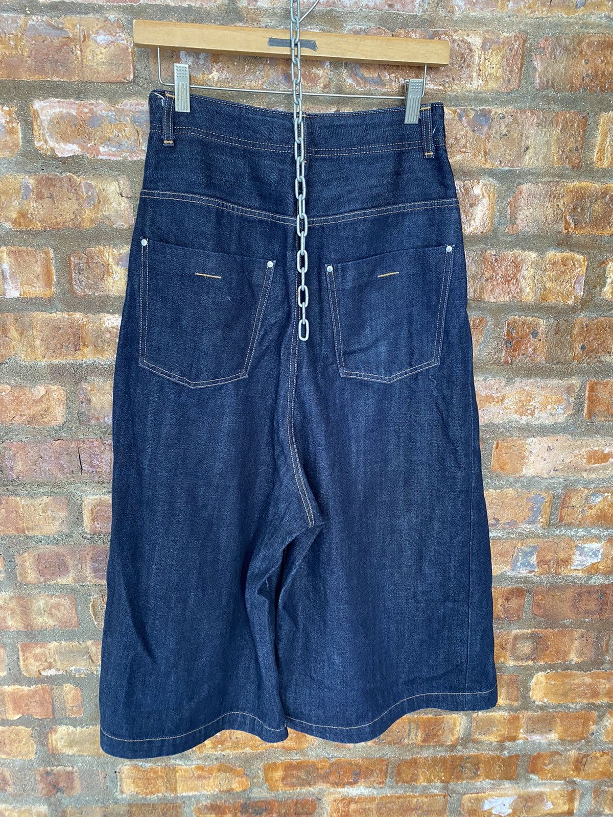 Vtg Zucca by Issey Miyake Baggy Wide Leg half selvedge pants