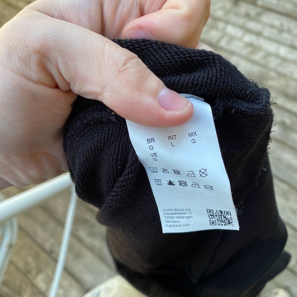 Hugo Boss Men's Black Hugo Boss X Ajbxng Relaxed-fit Hoodie Anthony J Size US L / EU 52-54 / 3 - 8 Thumbnail