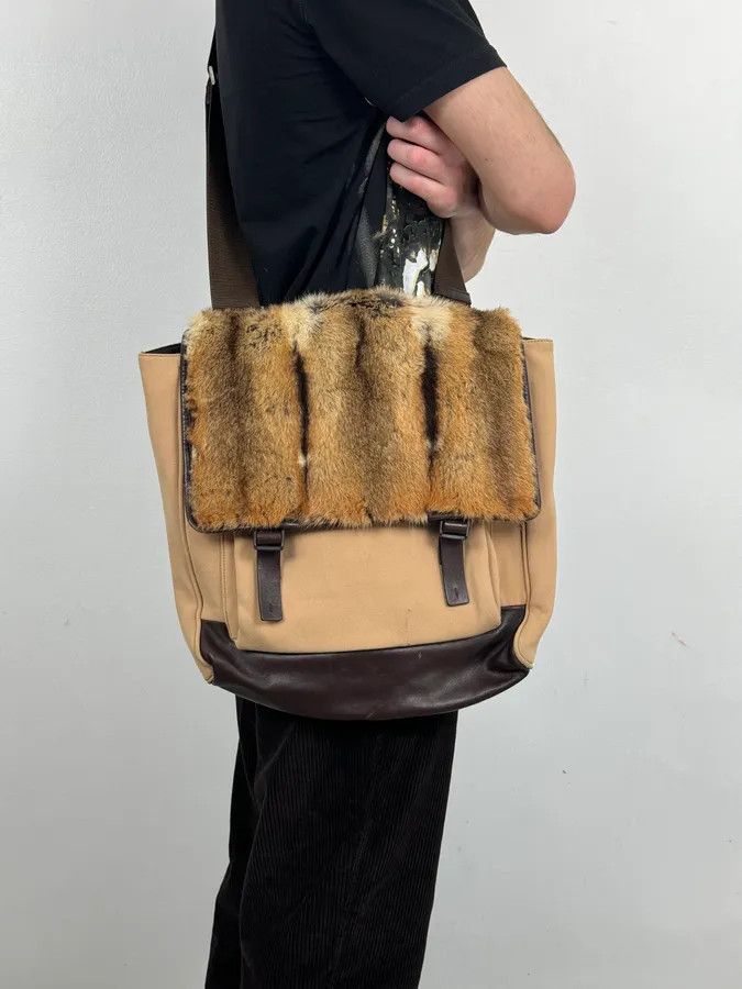 Prada FW1999 Prada Fur Beige Shoulder Bag Size ONE SIZE - 3 Thumbnail