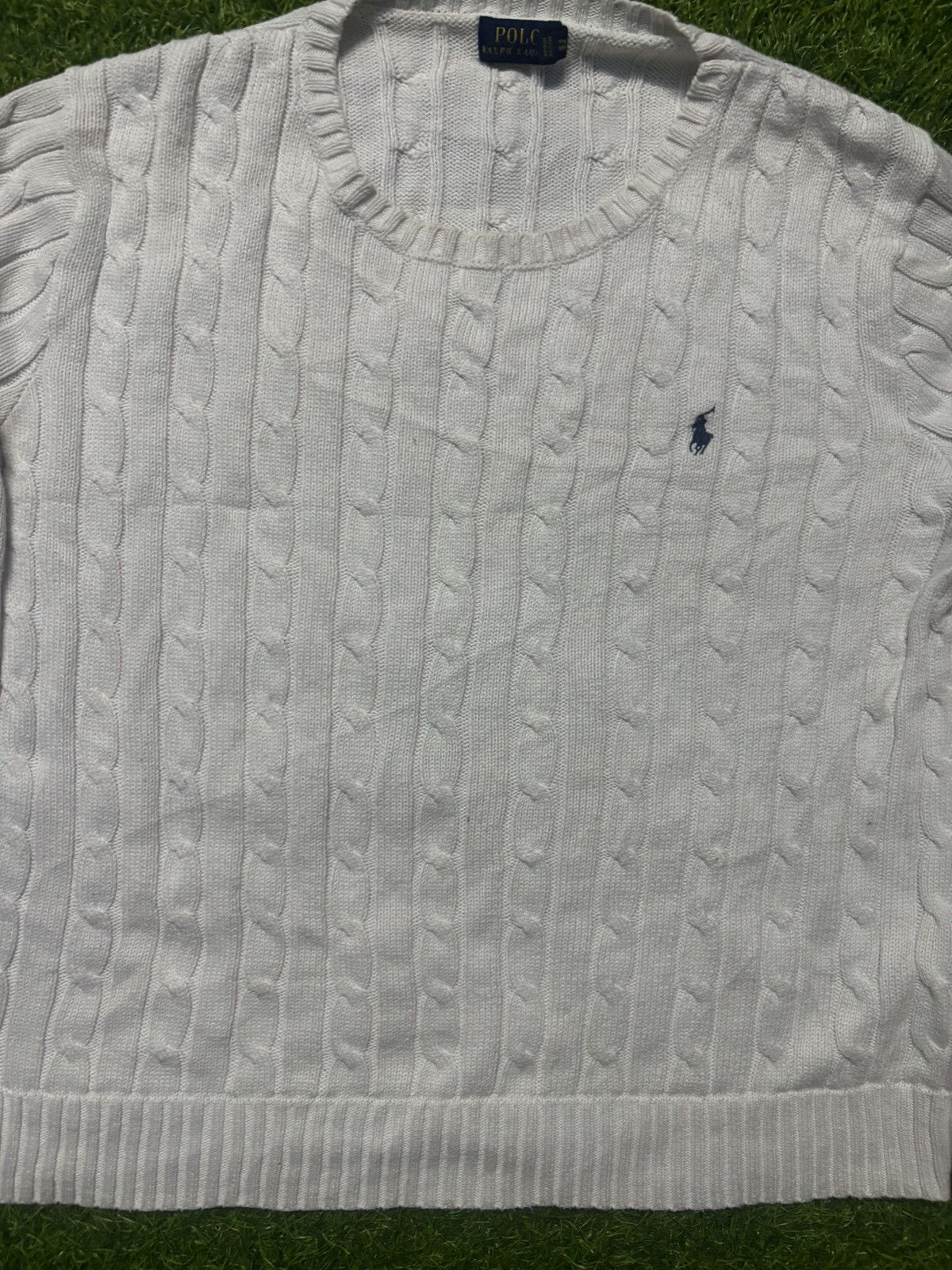 New Era × Polo Ralph Lauren Polo Ralph Lauren Round neck Cableknit Size XL / US 12-14 / IT 48-50 - 2 Thumbnail