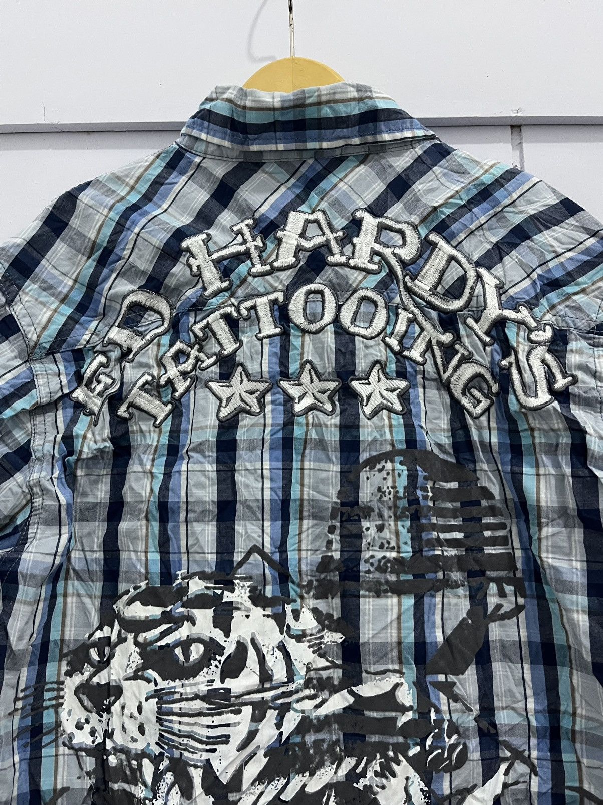 Ed Hardy Rare Ed hardy Tattoing Big Logo Shirt Size US M / EU 48-50 / 2 - 9 Thumbnail
