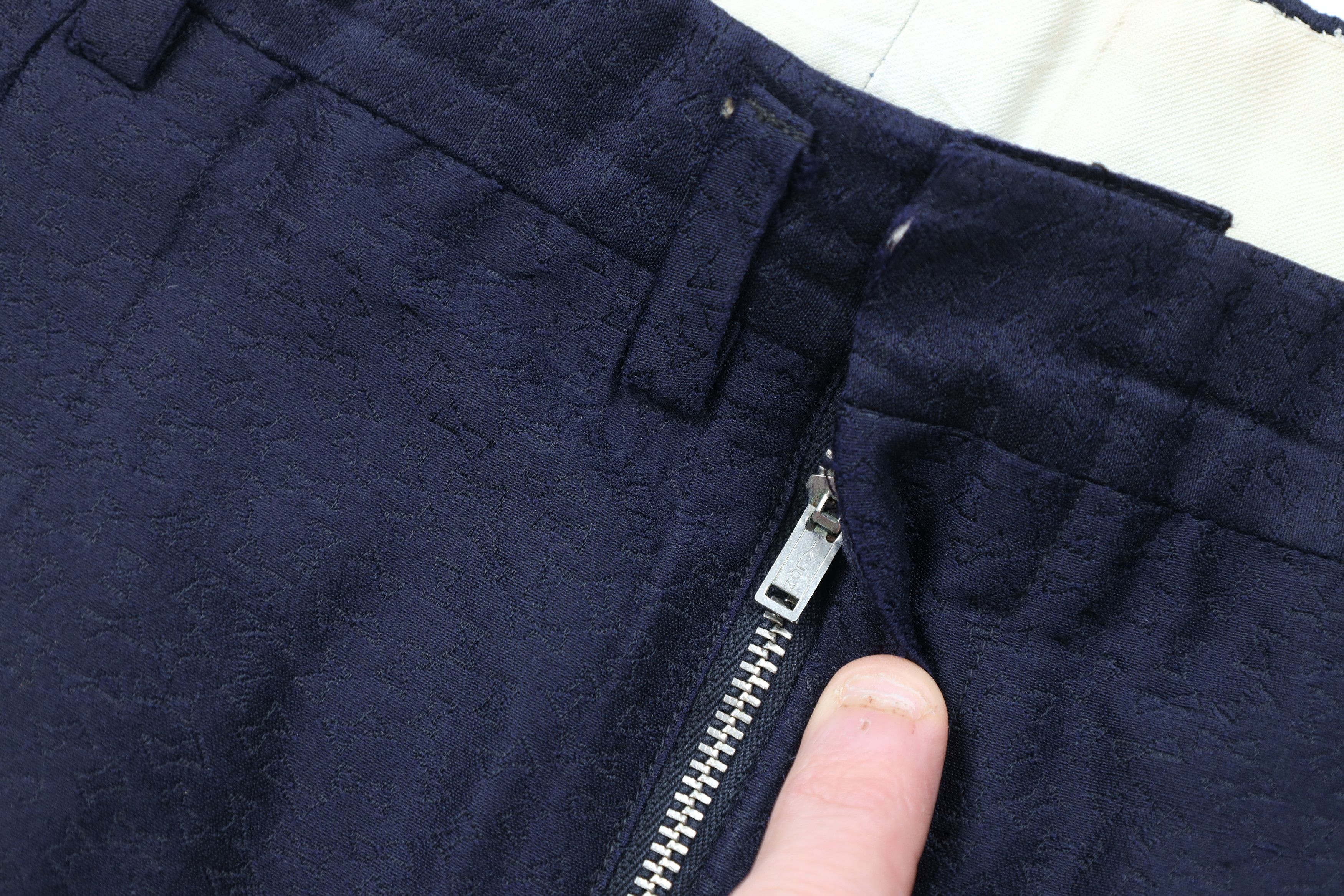 Vintage Vintage 50s Streetwear Rayon Gabardine Wide Leg Pants USA Size US 40 / EU 56 - 8 Thumbnail