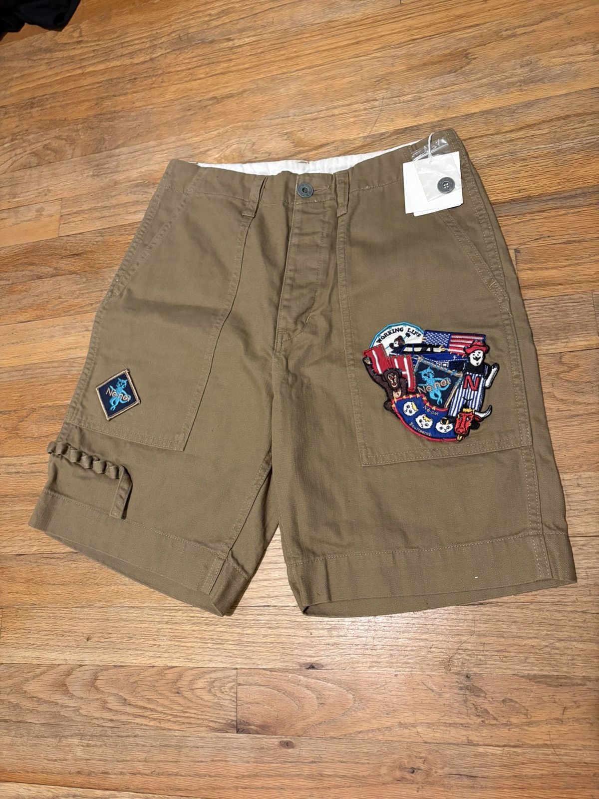 Ne-Net NWT Rare Ne-Net Patch Fatigue Shorts Size US 28 / EU 44 - 1 Thumbnail