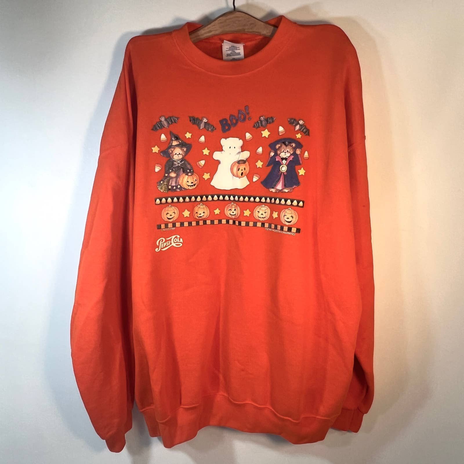 Pepsi Vintage Pepsi Halloween Sweatshirt, XXL | Grailed