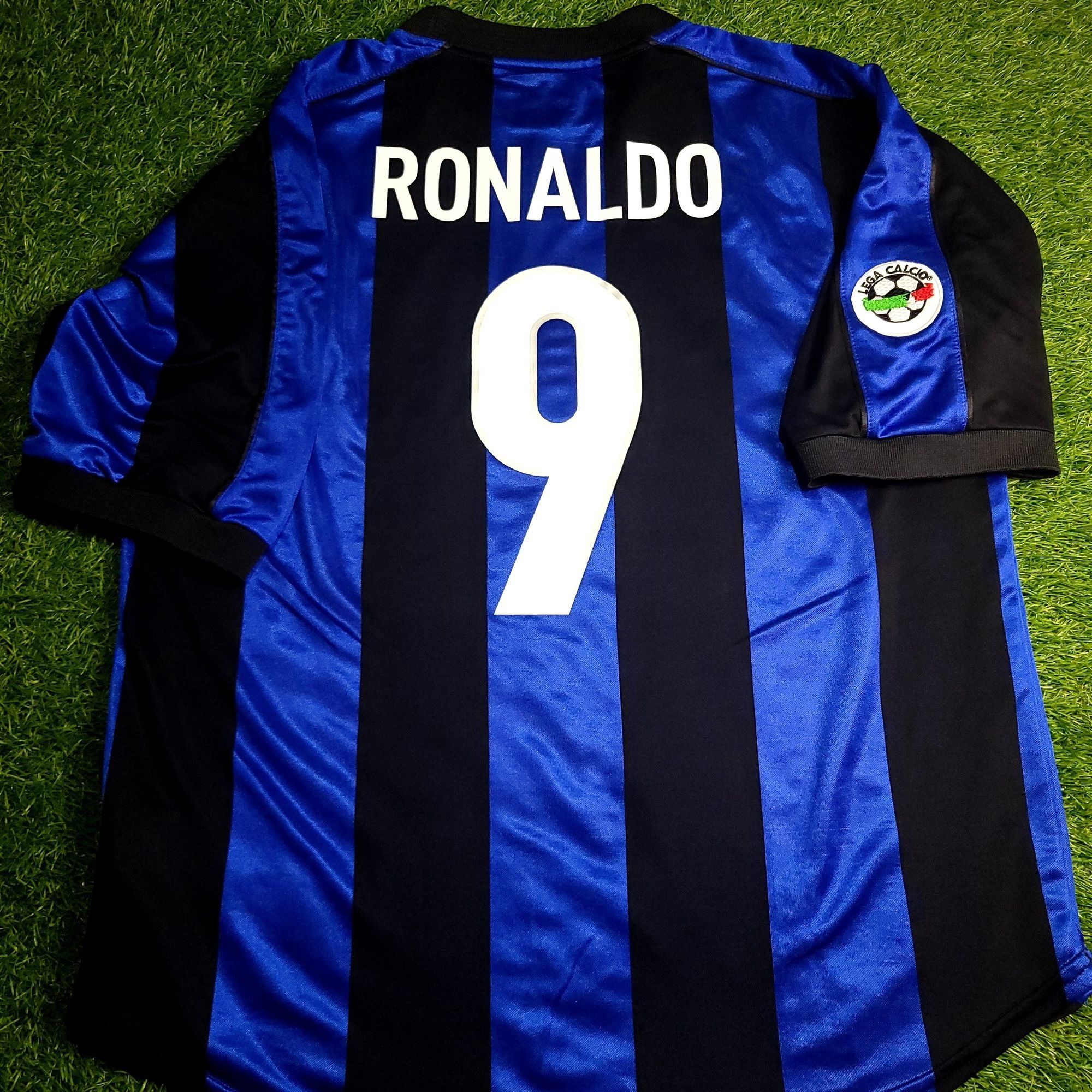 Ronaldo Inter Milan 1999 2000 Soccer Jersey Shirt L