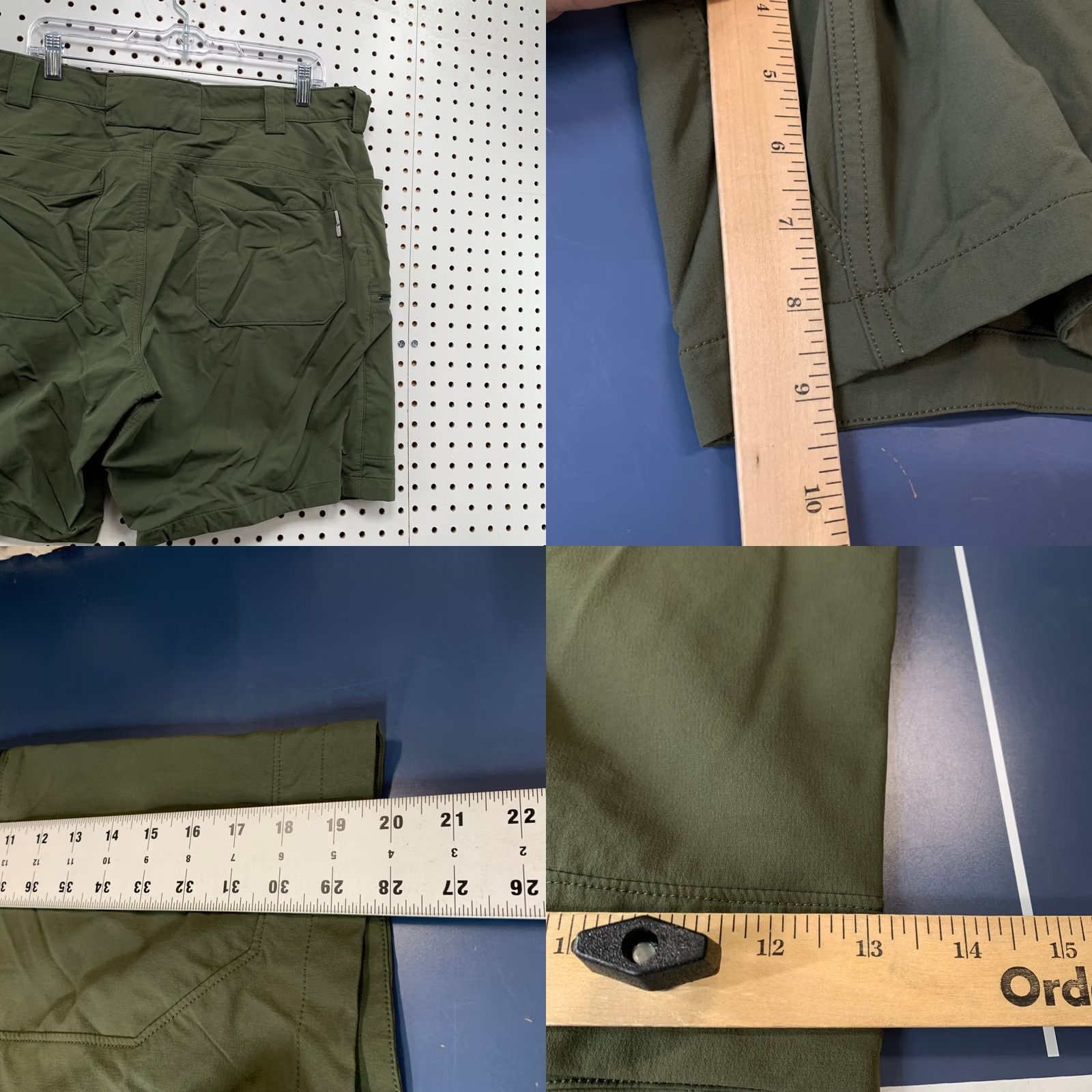 Vintage Duluth Hiking Cargo Shorts 42 Green Outdoor Stretch Casual Cargo Pocket Men 42 Regular Green Summer Fall 90s? Size US 42 / EU 58 - 8 Thumbnail