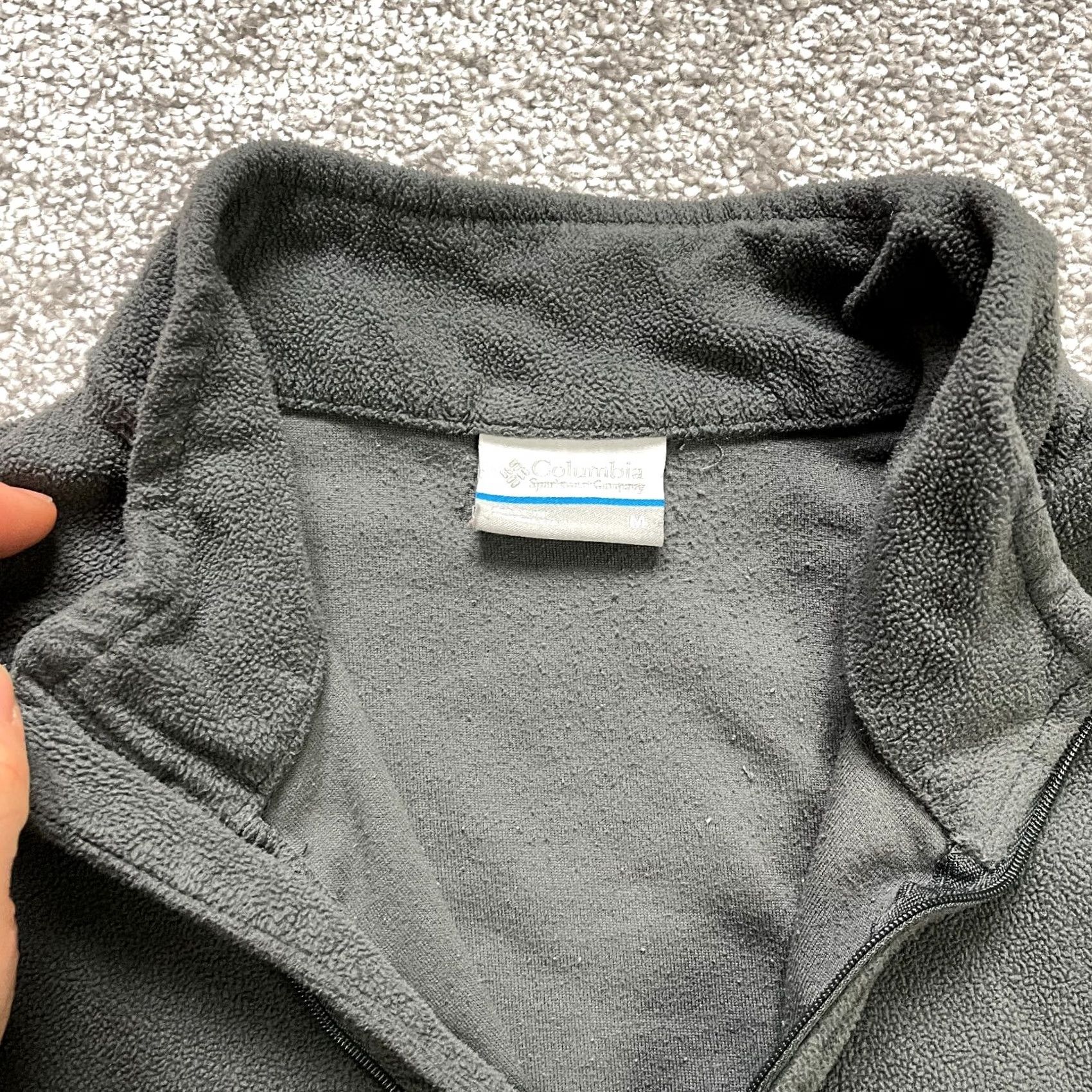 Vintage Columbia Jacket Mens Regular 1/4 Zip Fleece Gray Outdoor Hiking Adult Medium Size US M / EU 48-50 / 2 - 5 Thumbnail