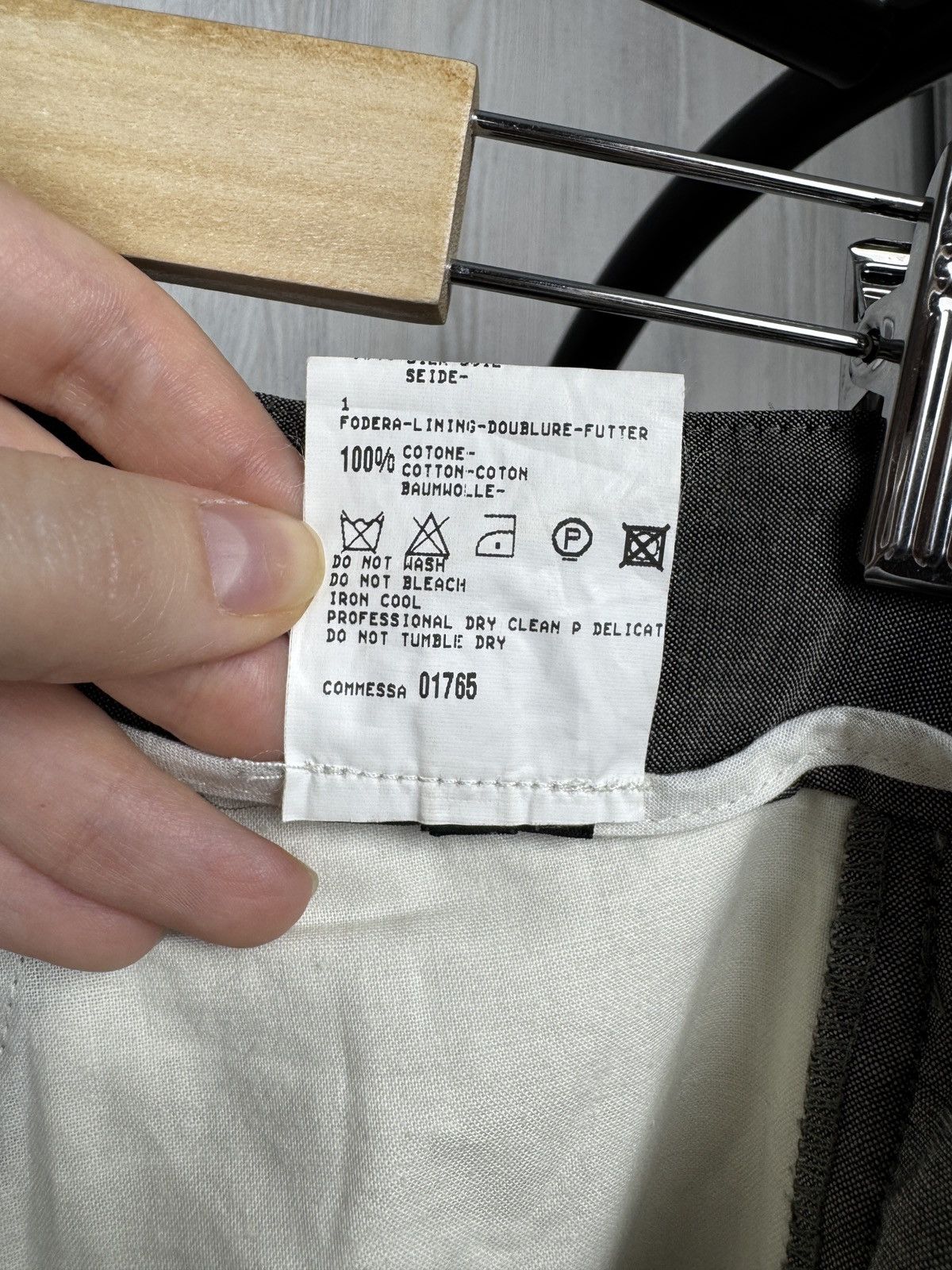 Marithe + Francois Girbaud Marithe Francois Girbaud gray avant garde bondage dress pant Size 29" - 16 Thumbnail