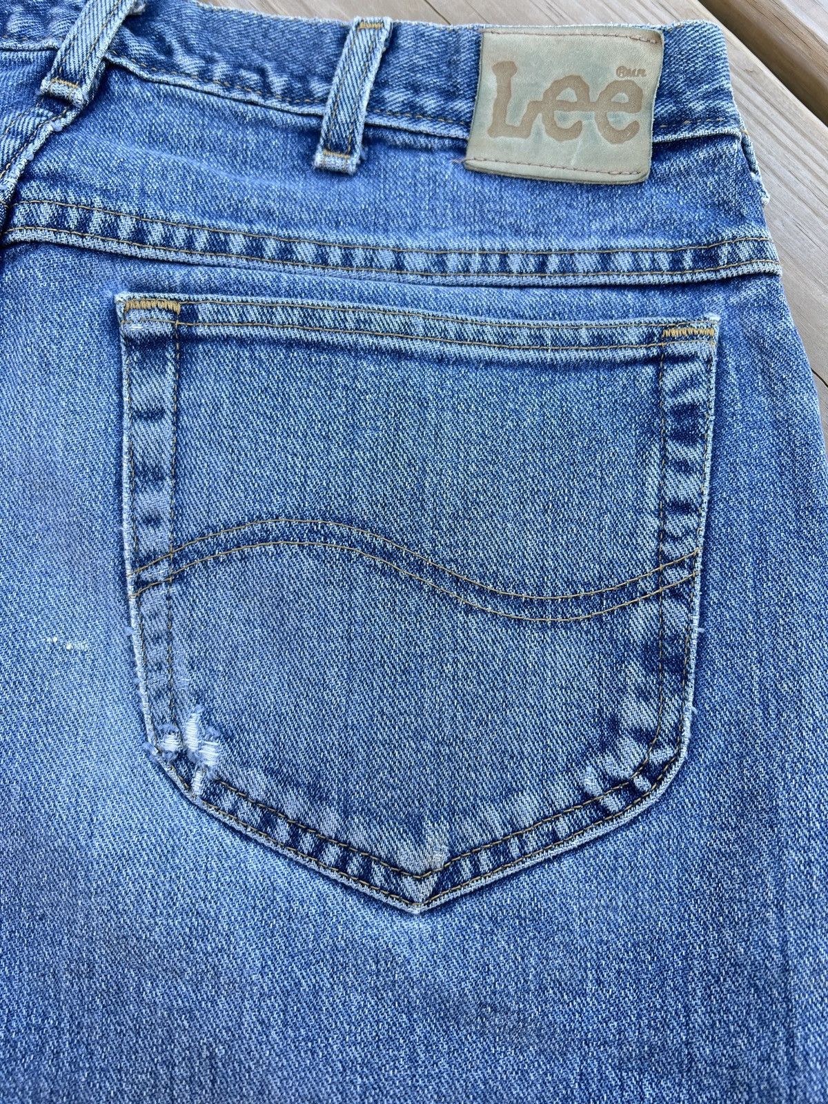 Lee × Vintage Vintage 2000s Lee Blue Denim Jeans Size US 36 / EU 52 - 4 Thumbnail