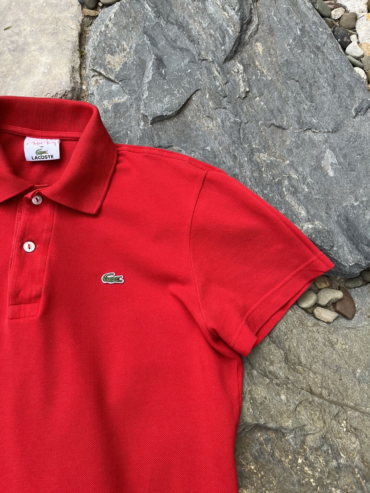 Lacoste × Vintage Vintage Lacoste x Michael Young patterned polo t-shirt tee Size US M / EU 48-50 / 2 - 4 Thumbnail