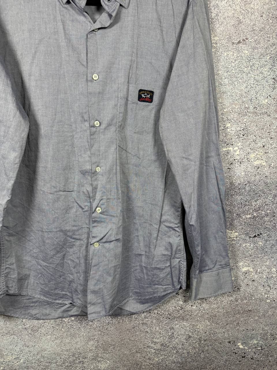 Paul & Shark Paul Shark Yachting Shirt Men's Large Button Long Sleeve Size US XL / EU 56 / 4 - 3 Thumbnail