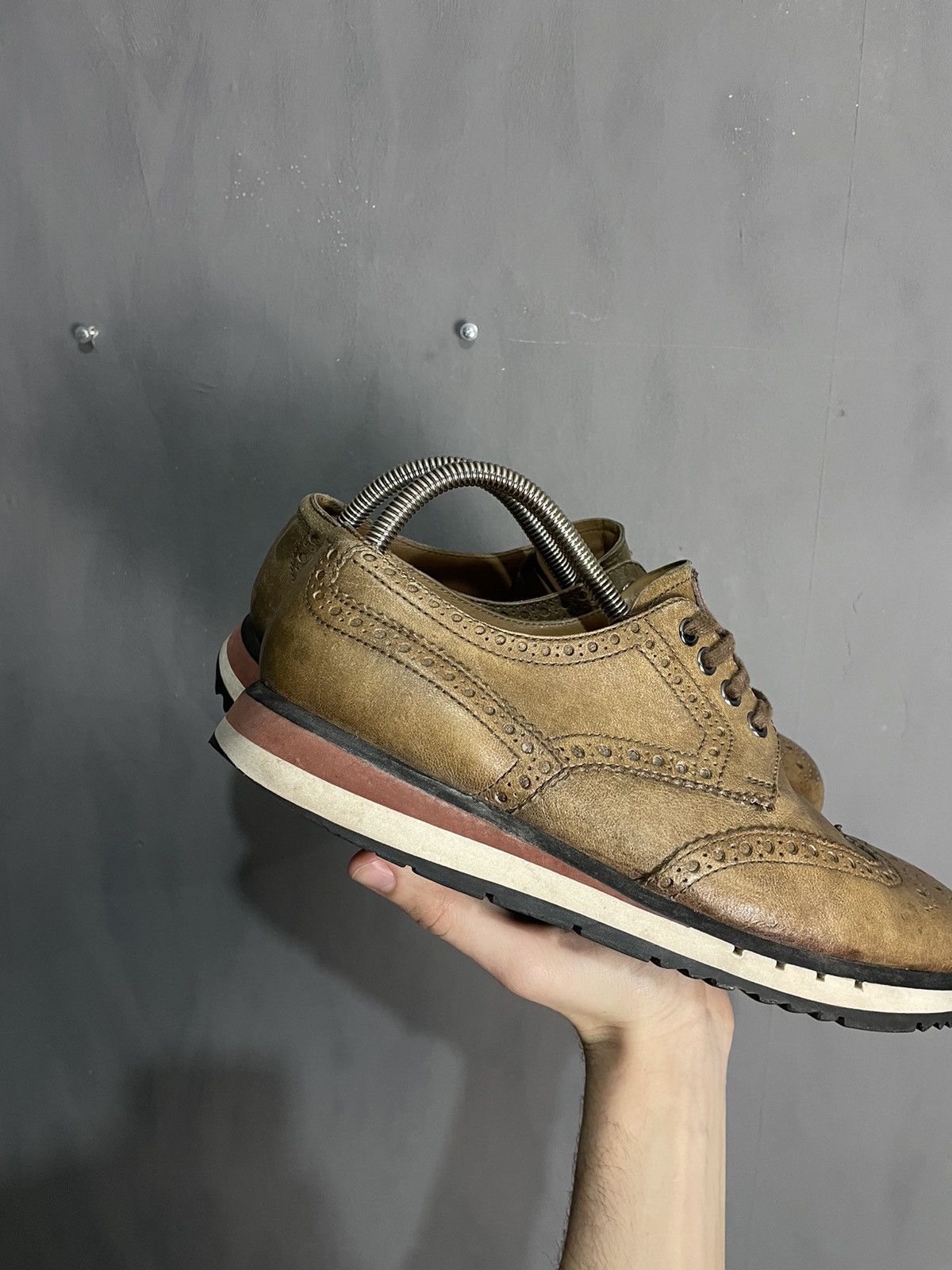 Prada Prada Leather Shoes Sneakers Size US 8.5 / EU 41-42 - 5 Thumbnail