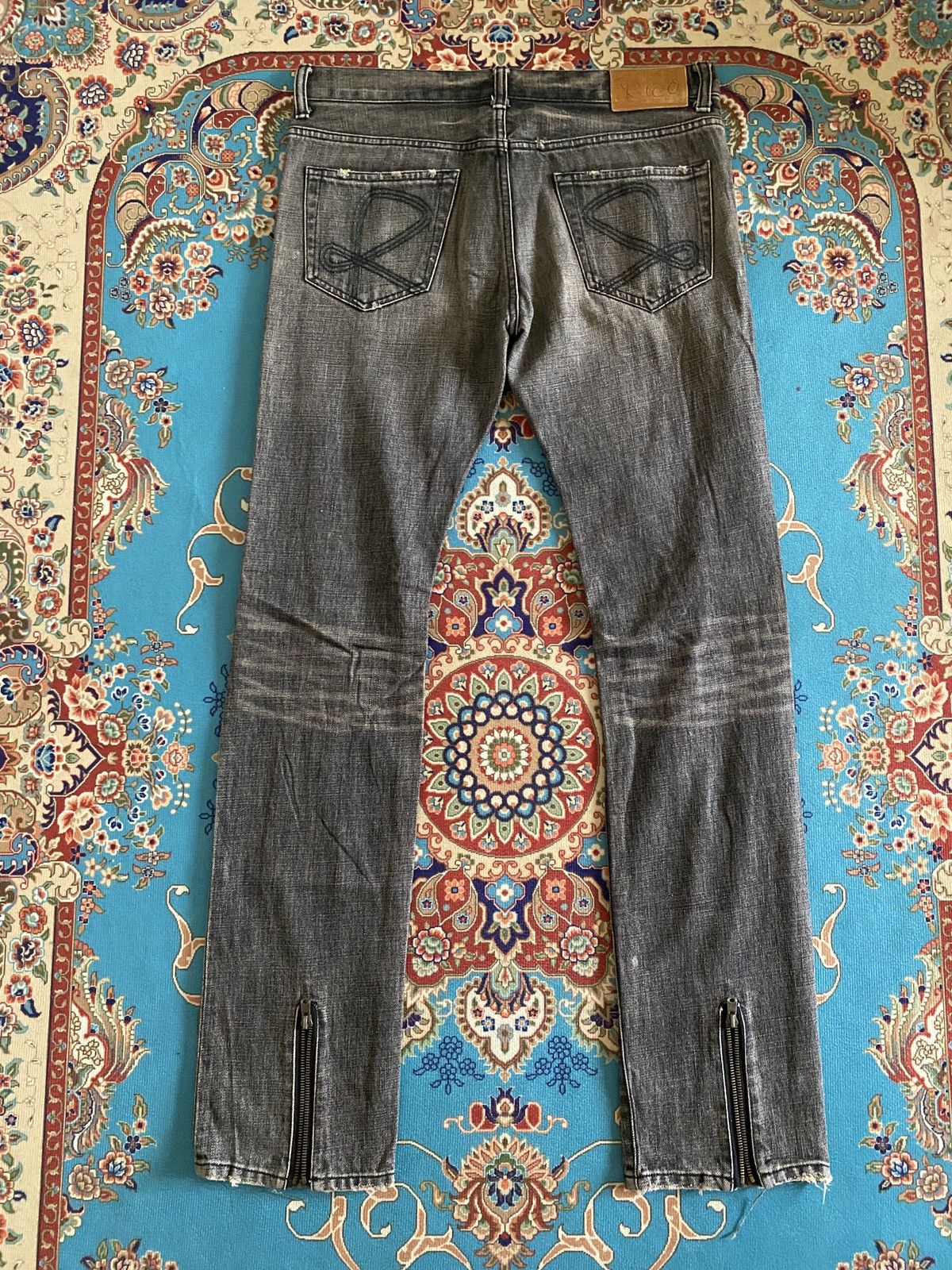 Japanese Brand Japanese Brand Rico Distressed Denim Size US 32 / EU 48 - 3 Thumbnail