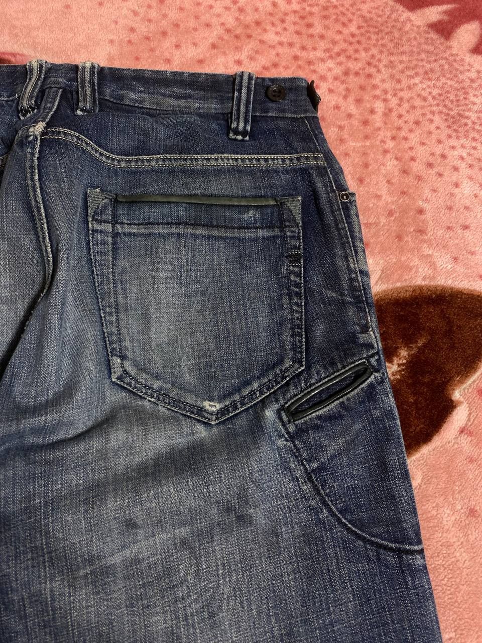 Diesel Vintage 90s Y2K Distressed Diesel Leanty Jeans baggy pants Size US 34 / EU 50 - 10 Thumbnail