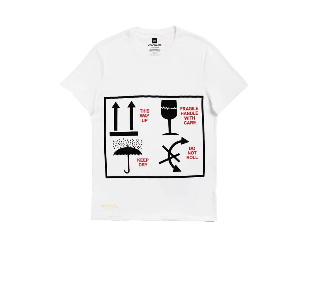 Gap × Visionaire Publications VISIONAIRE x GAP JOHN BALDESSARI T Shirt NEW! Size US XL / EU 56 / 4 - 1 Thumbnail