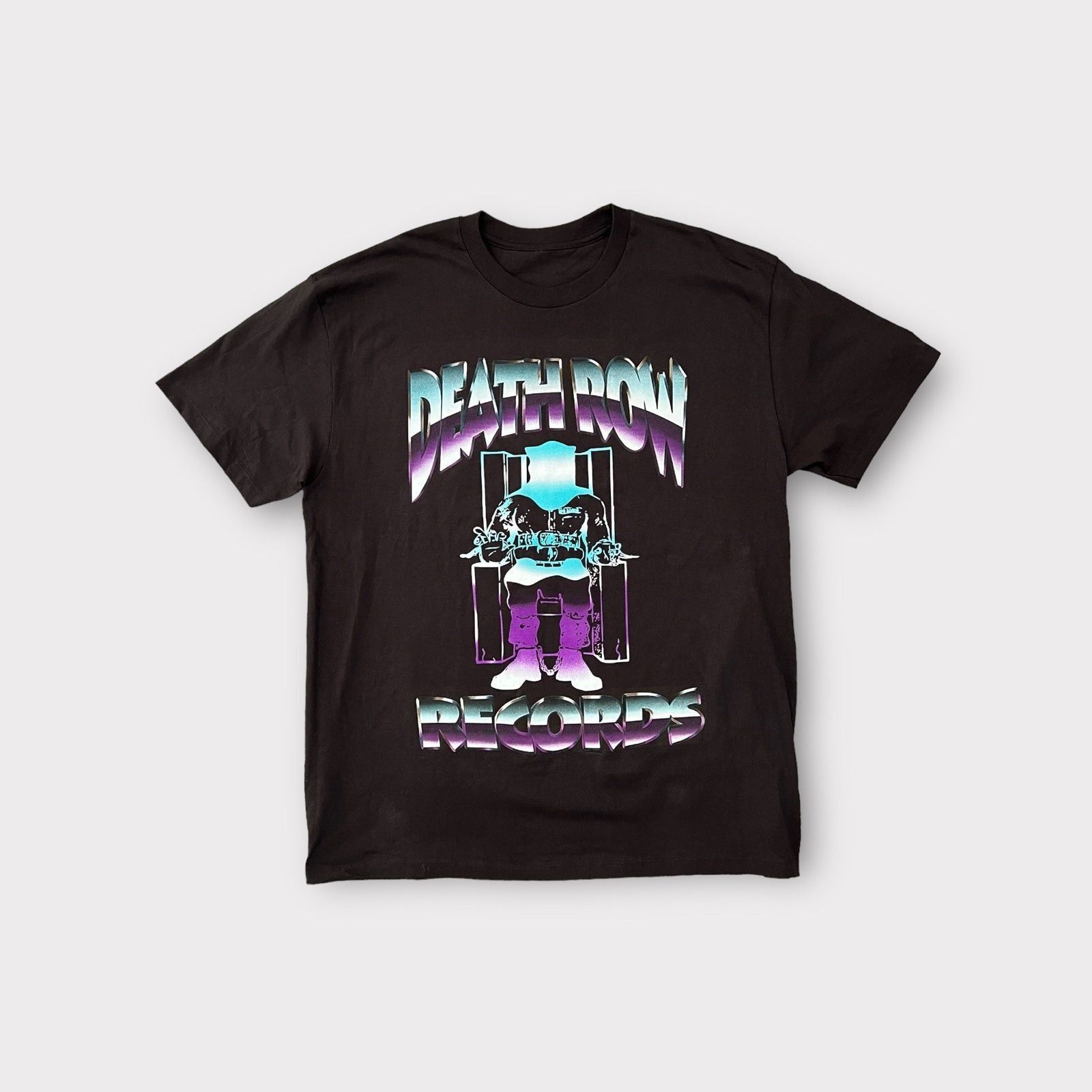 Vintage Vintage Death Row Logo T-shirt L (reprint) Size US L / EU 52-54 / 3 - 1 Thumbnail