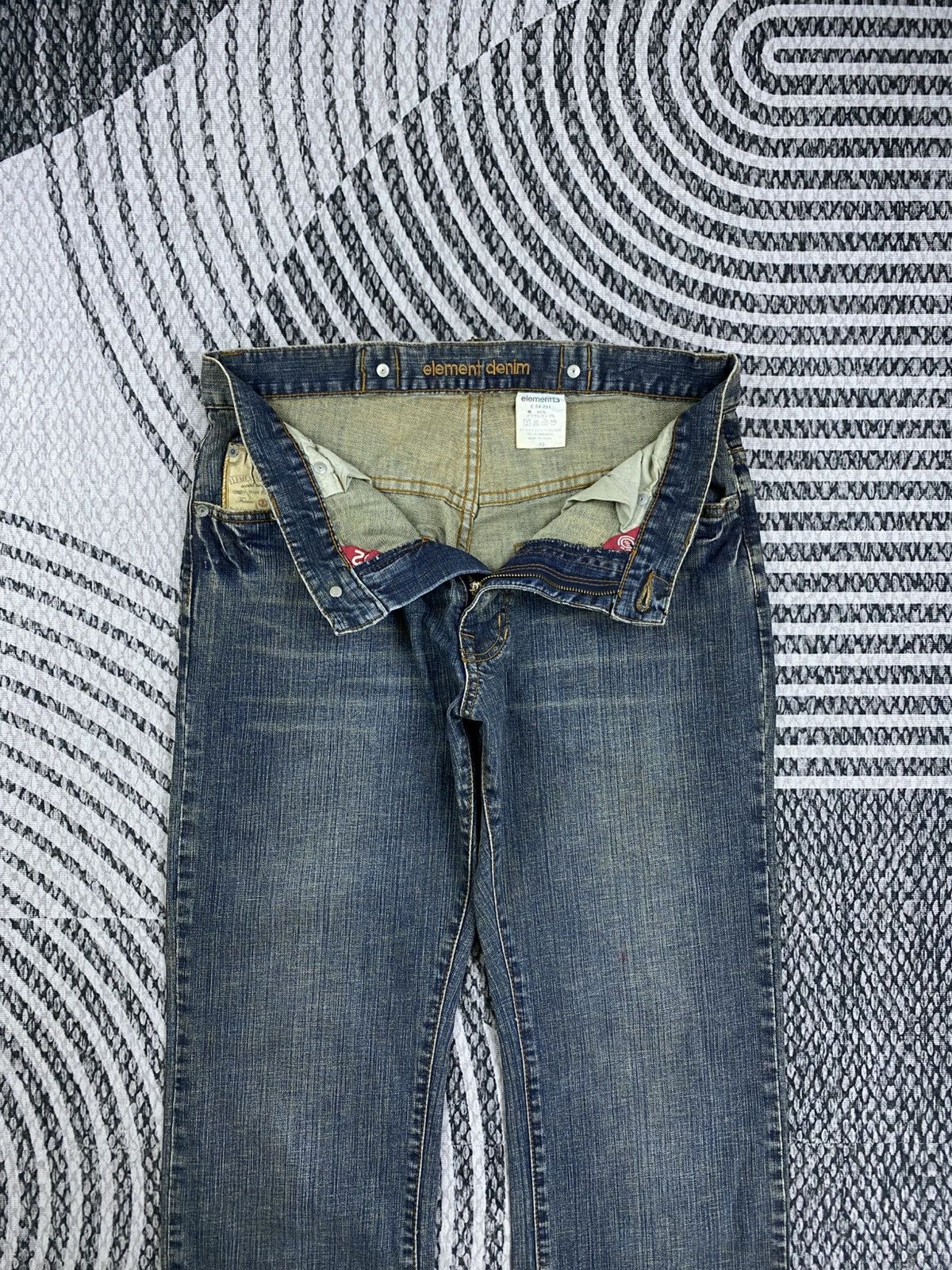 Element Vintage Element Skateboards Flared Denim Jeans Size US 33 - 9 Thumbnail