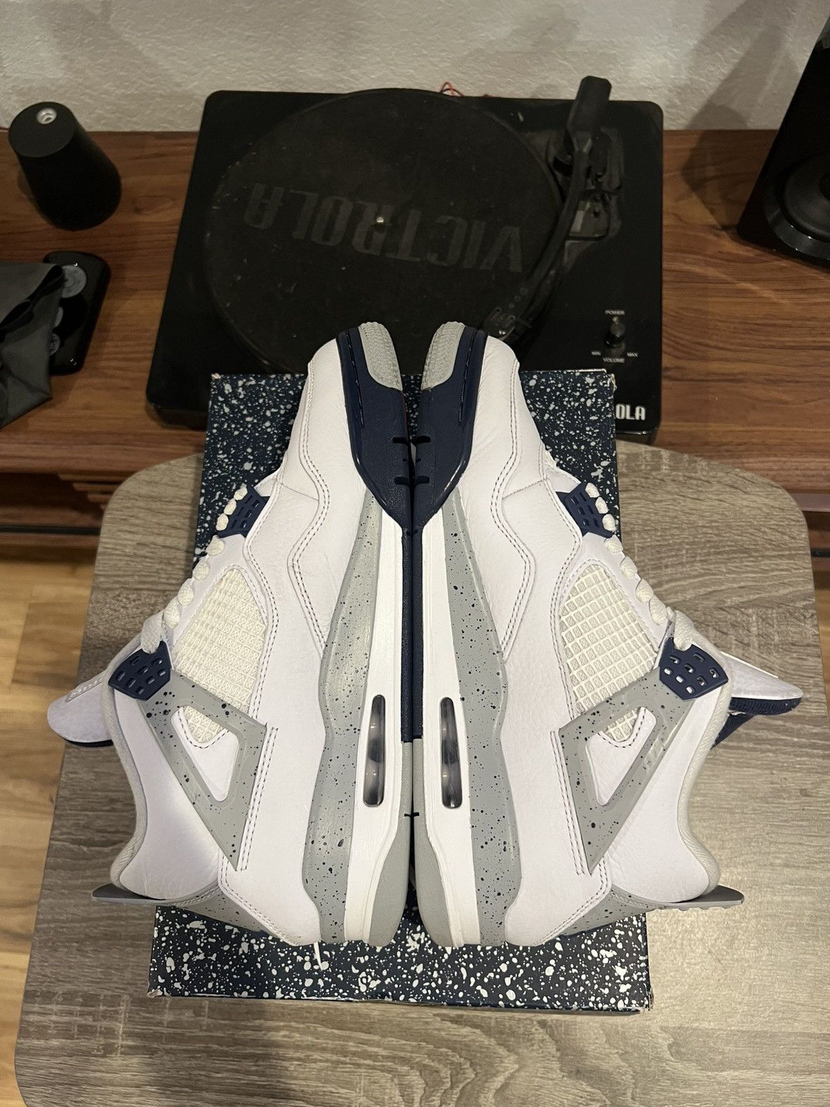 Jordan Brand Jordan 4 Midnight Navy Size US 9 / EU 42 - 5 Thumbnail