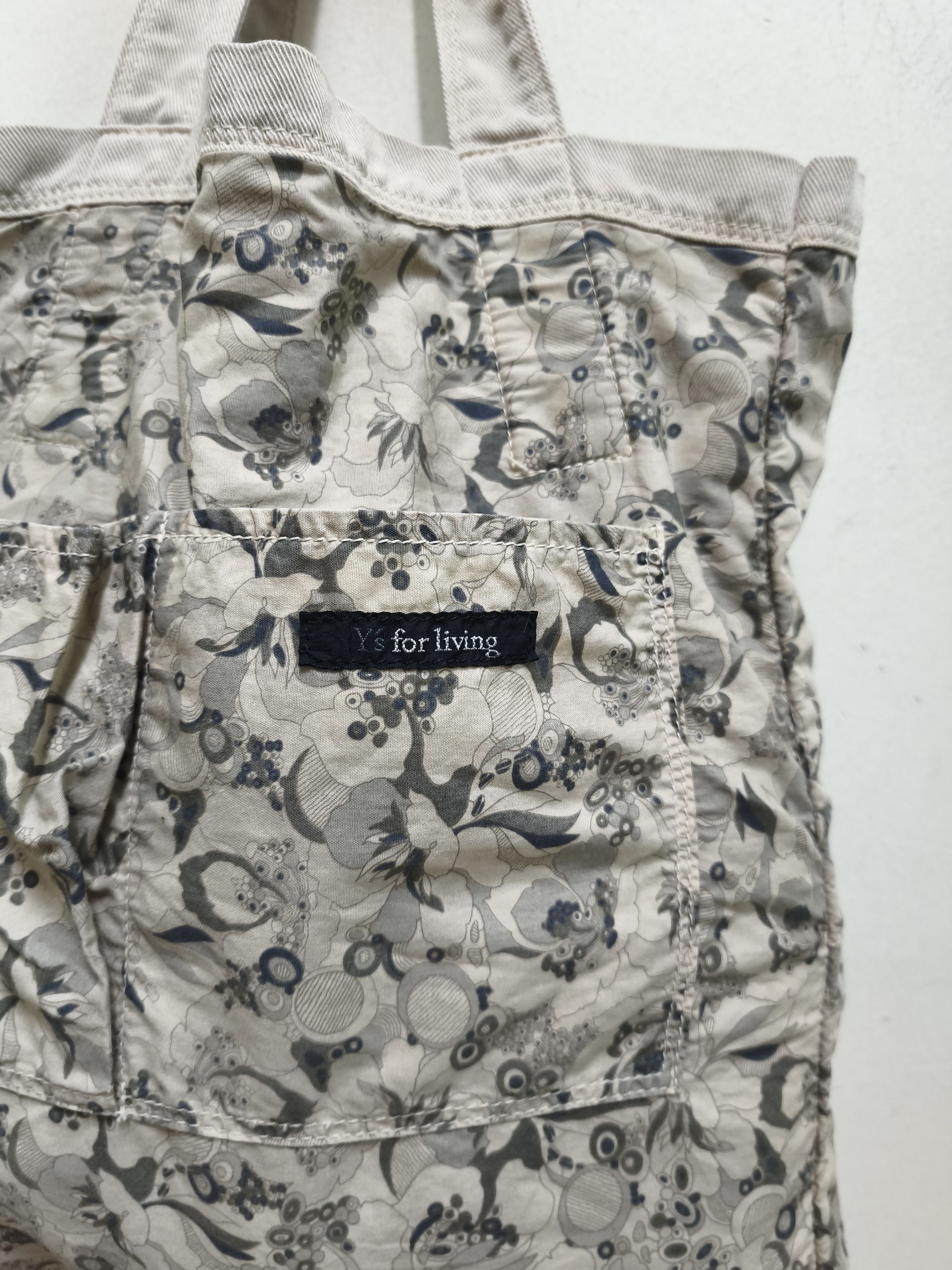 Yohji Yamamoto Yohji Yamamoto Y's for living canvas tote bag Size ONE SIZE - 2 Thumbnail