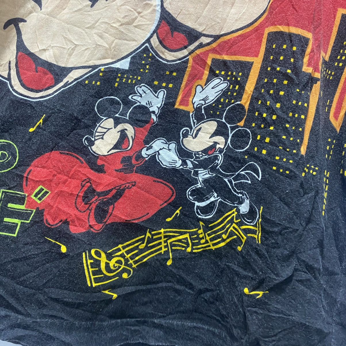 Mickey Mouse × Vintage Sick☠️ Mickey AOP Print Ringer Tee 90s Size US S / EU 44-46 / 1 - 7 Thumbnail