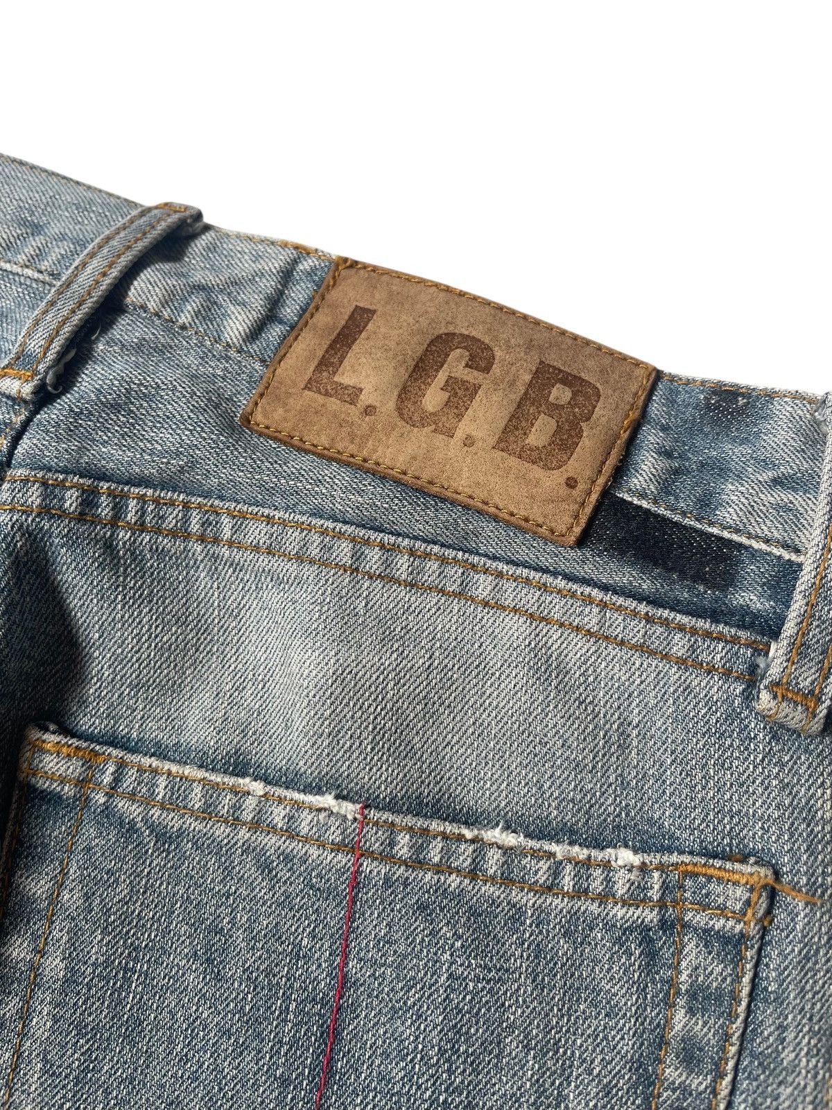 Le Grande Bleu (L.G.B.) OG Le Grand Bleu Washed Quarters Jeans Denim Size US 29 - 11 Thumbnail