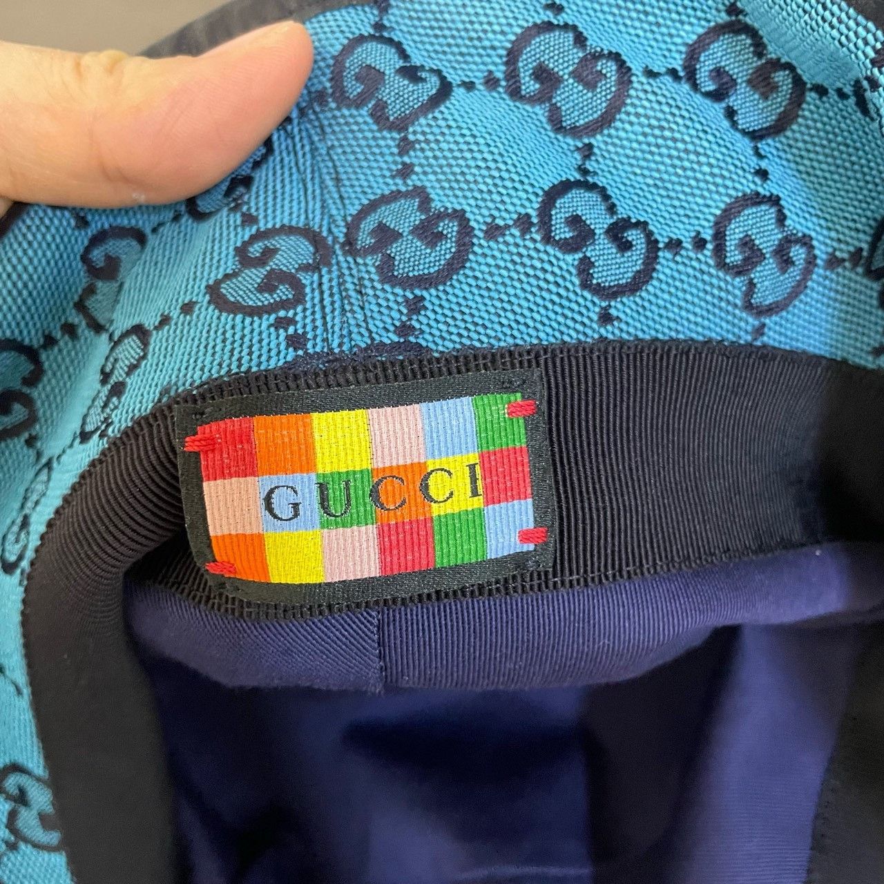 Gucci Gucci Size S Blue full-print fisherman's hat 2501-Nextarrow Size ONE SIZE - 5 Thumbnail