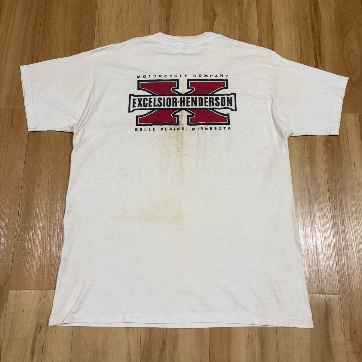 Vintage Vintage excelsior-henderson motorcycles t-shirt Size US XL / EU 56 / 4 - 3 Thumbnail