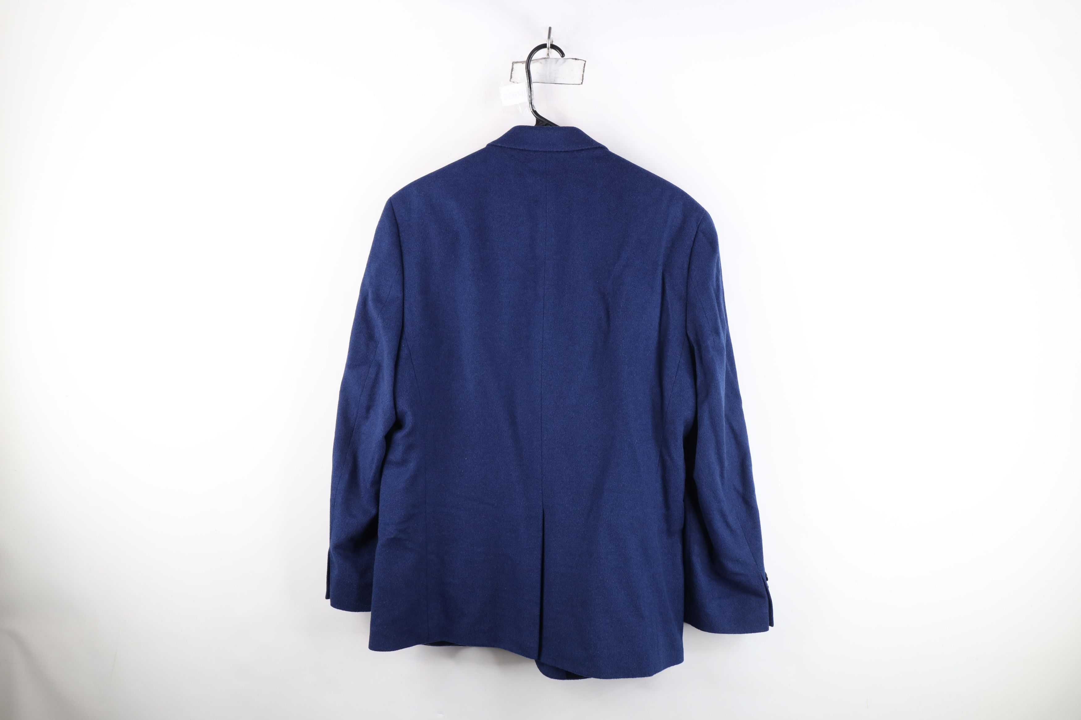 Ralph Lauren Ralph Lauren Silk Cashmere Suit Coat Blazer Jacket Blue Size US XL / EU 56 / 4 - 13 Thumbnail