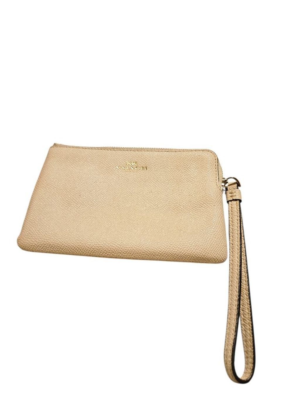 Coach Coach Beige Leather Wristlet One Size Size ONE SIZE - 2 Thumbnail