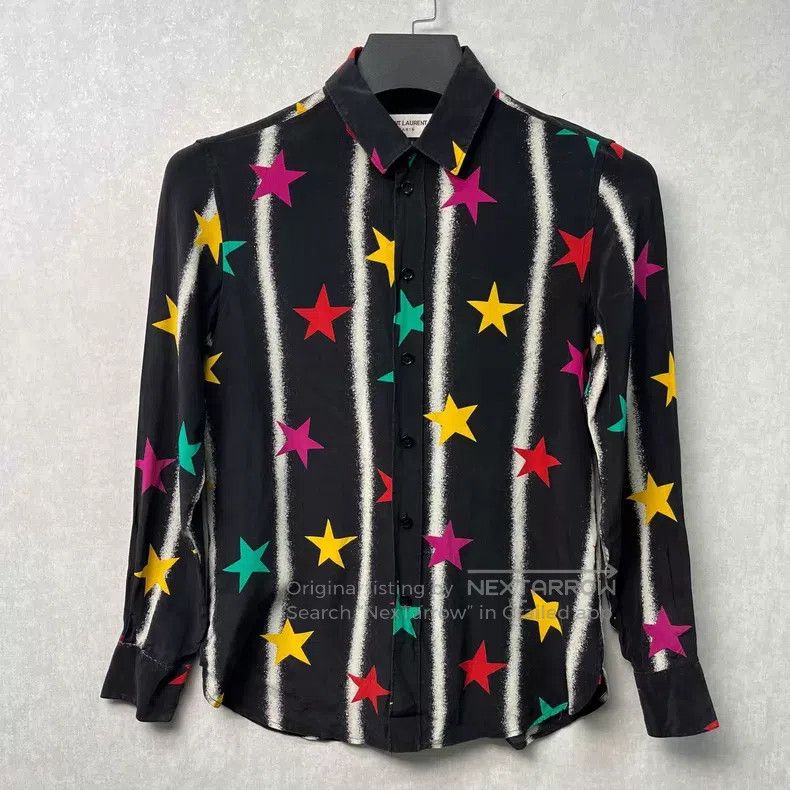 Saint Laurent Paris Saint Laurent Paris Star Shirt Size XS / US 0-2 / IT 36-38 - 1 Thumbnail