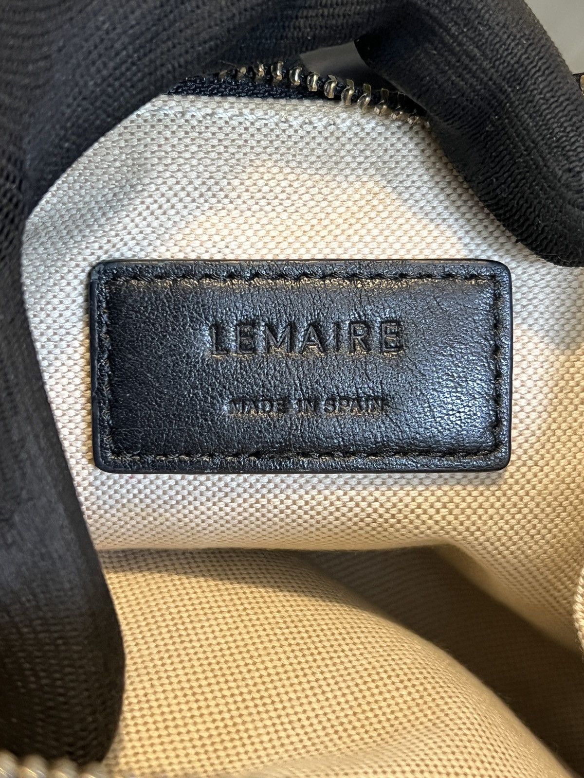 Lemaire LEMAIRE Croissant Medium Nappa Leather Black Shoulder Bag Size ONE SIZE - 16 Thumbnail
