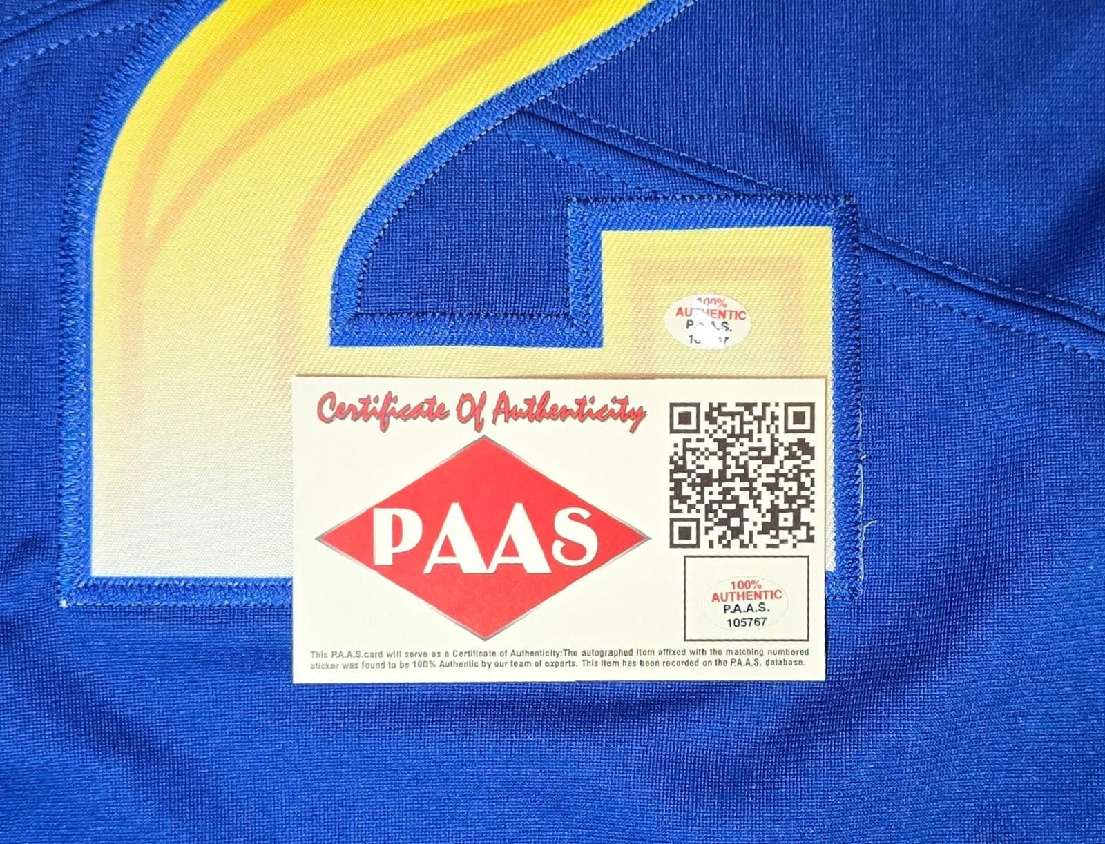 Other Puka Nacua LA Rams autographed football jersey COA (XL) Size ONE SIZE - 4 Thumbnail