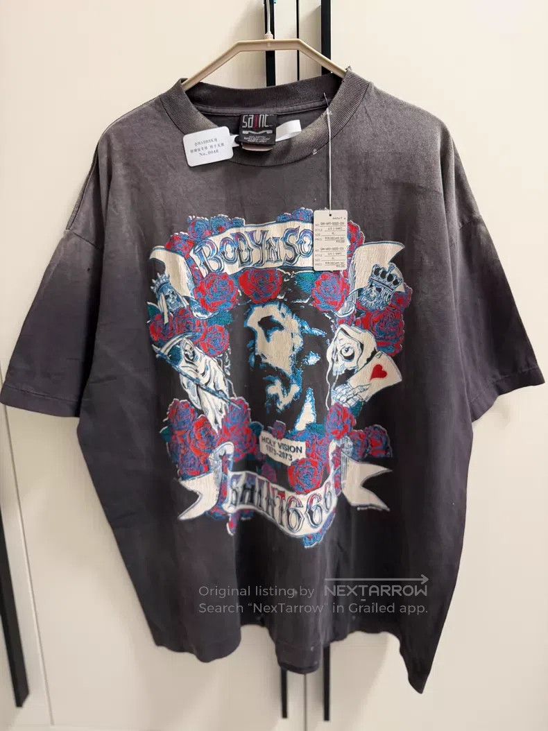 Saint Michael Saint Michael Washed old short sleeves Size US L / EU 52-54 / 3 - 1 Thumbnail