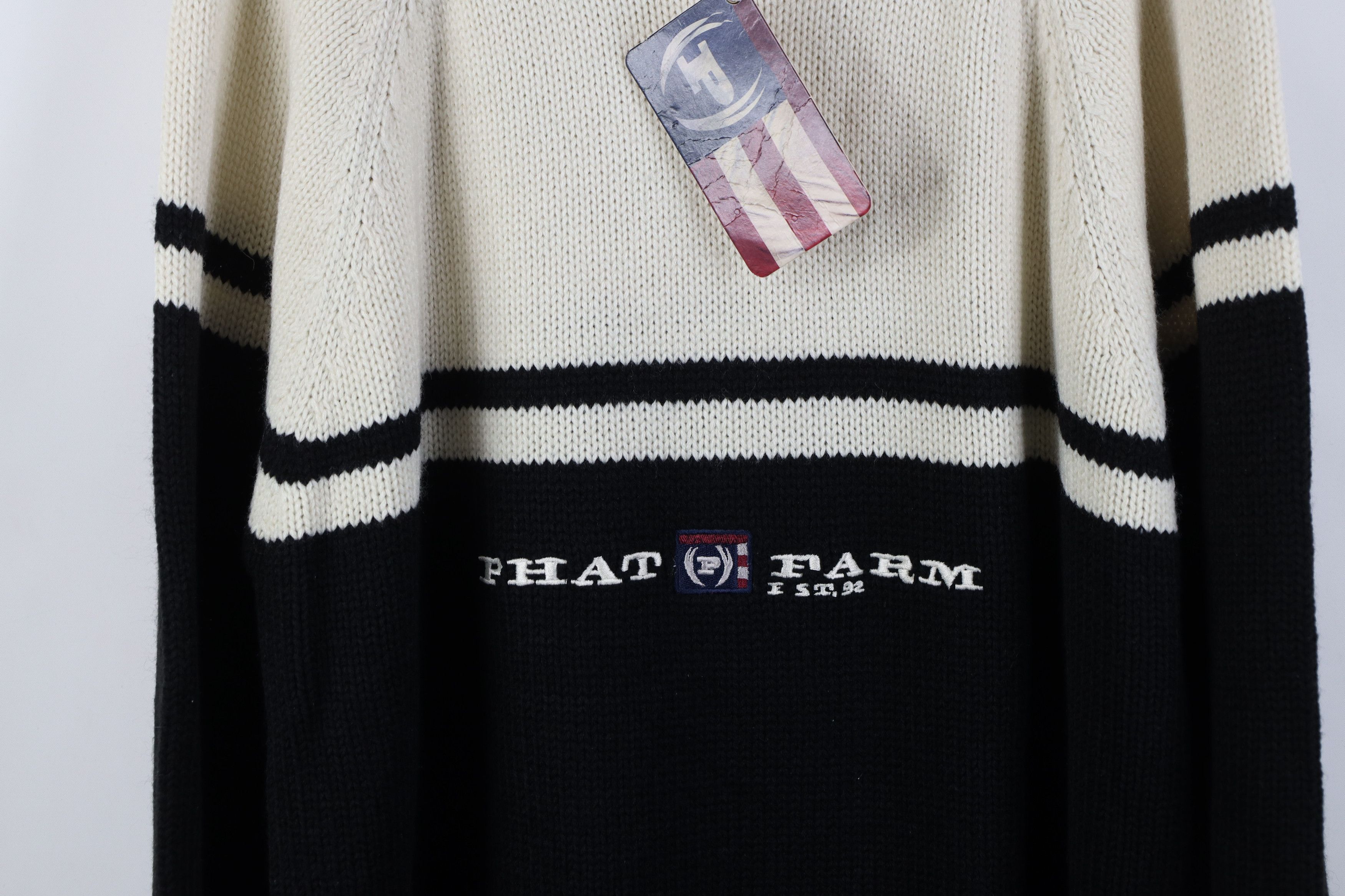Phat Farm Deadstock Vintage 90s Y2K Phat Farm Wool Blend Knit Sweater Size US XXL / EU 58 / 5 - 3 Thumbnail