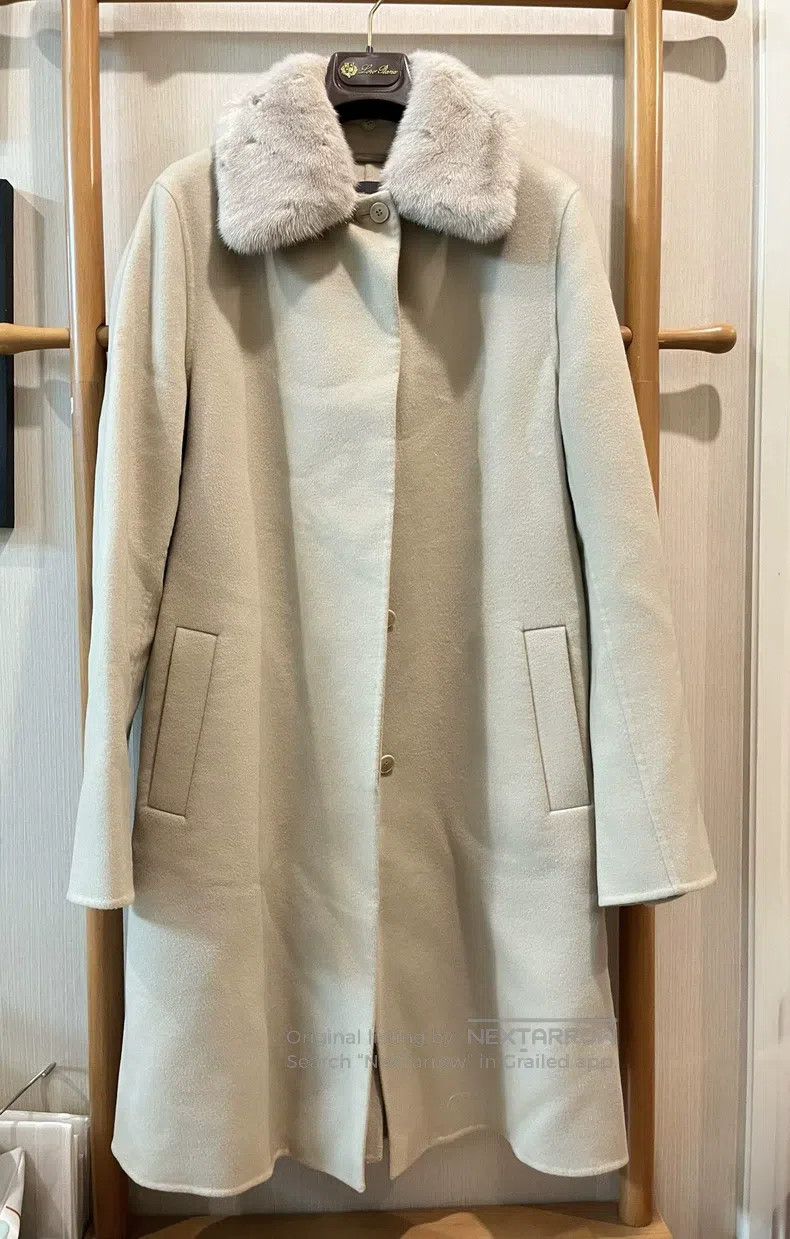 Loro Piana Loro Piana Cashmere and Mink Fur Coat Size S / US 4 / IT 40 - 1 Thumbnail