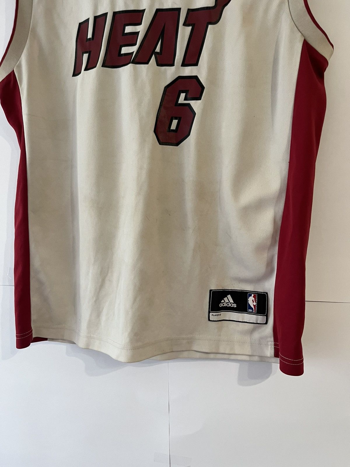 Adidas Adidas Miami Heat LeBron James #6 NBA Basketball Jersey Size US M / EU 48-50 / 2 - 4 Thumbnail